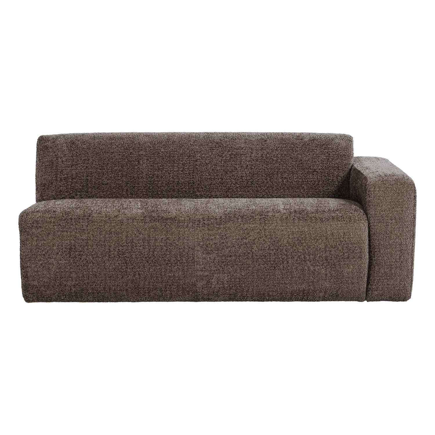 MOJO BASE 2-SITZER ELEMENT ARM RECHTS WOLLE BRAUN [fsc]
