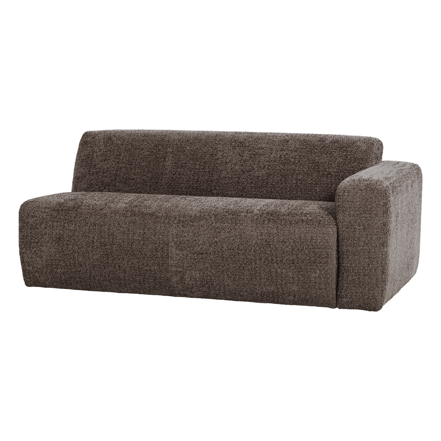 MOJO BASE 2-SITZER ELEMENT ARM RECHTS WOLLE BRAUN [fsc]