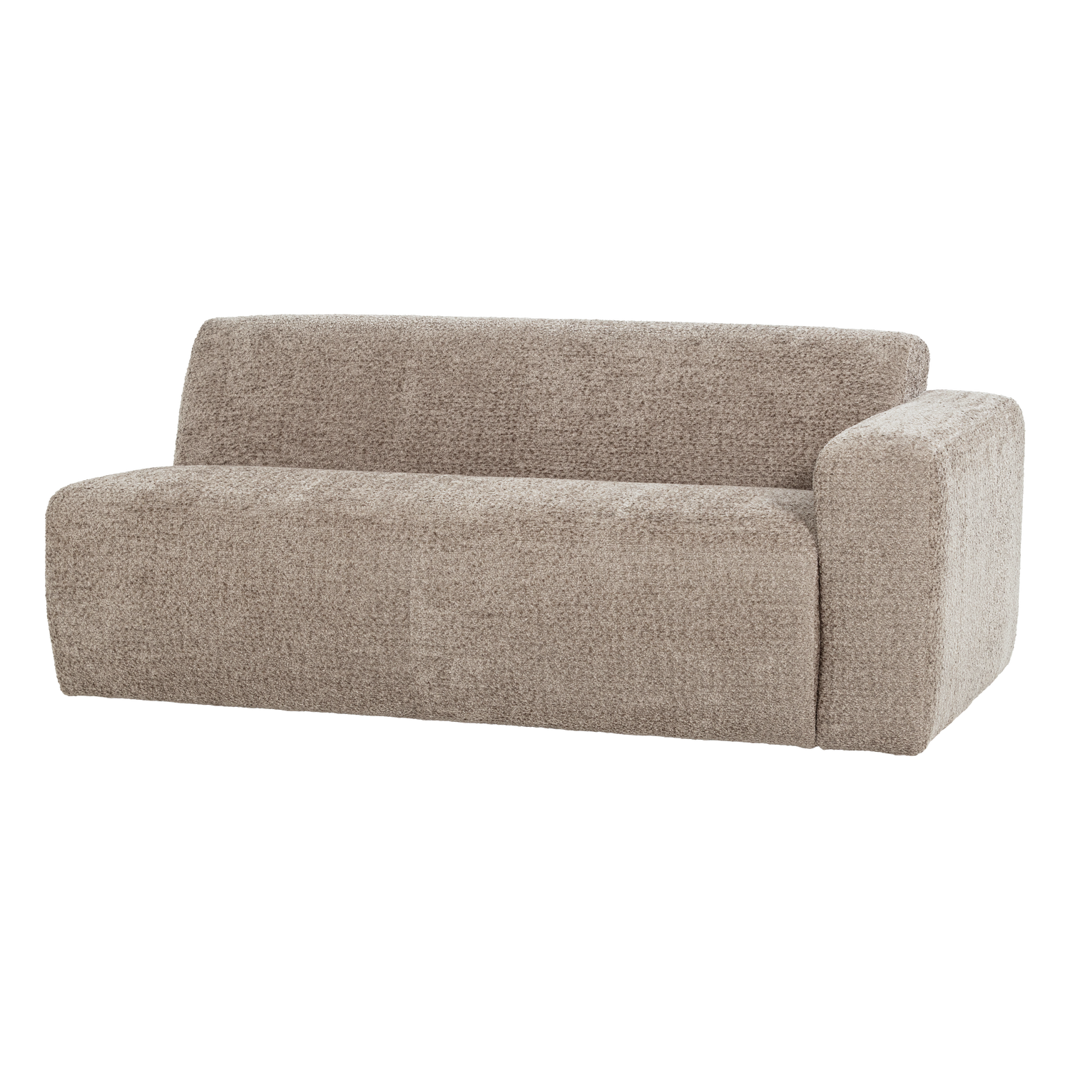 MOJO BASE 2-SITZER ELEMENT ARM RECHTS WOLLE DUNKELSAND[fsc]