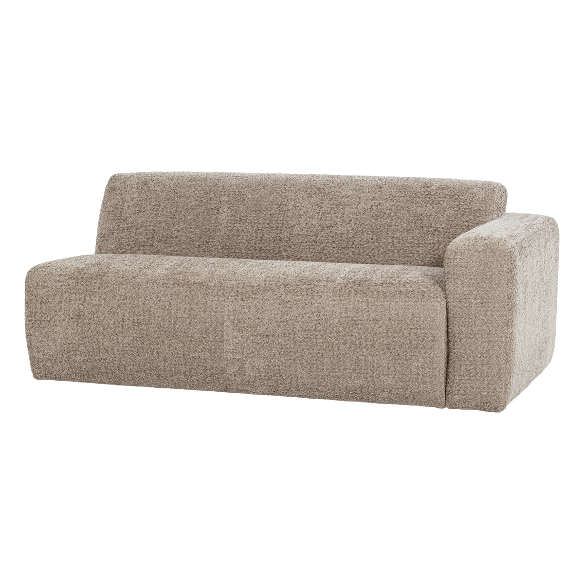 MOJO BASE 2-SITZER ELEMENT ARM RECHTS WOLLE DUNKELSAND[fsc]