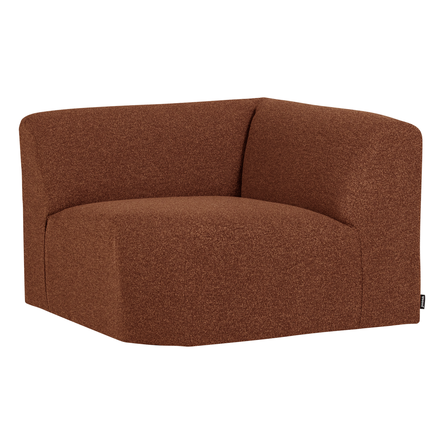 MOJO BASE ECKELEMENT RECHT BOUCLE ROSTBRAUN MELANGE [fsc]