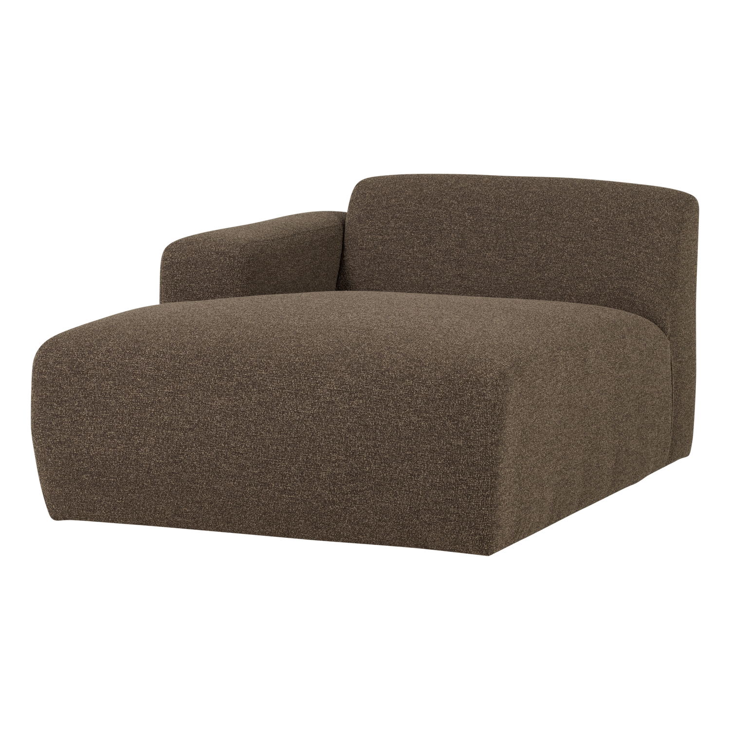 MOJO BASE CHAISE LONGUE ELEMENT LINKS BOUCLE BRAUN [fsc]
