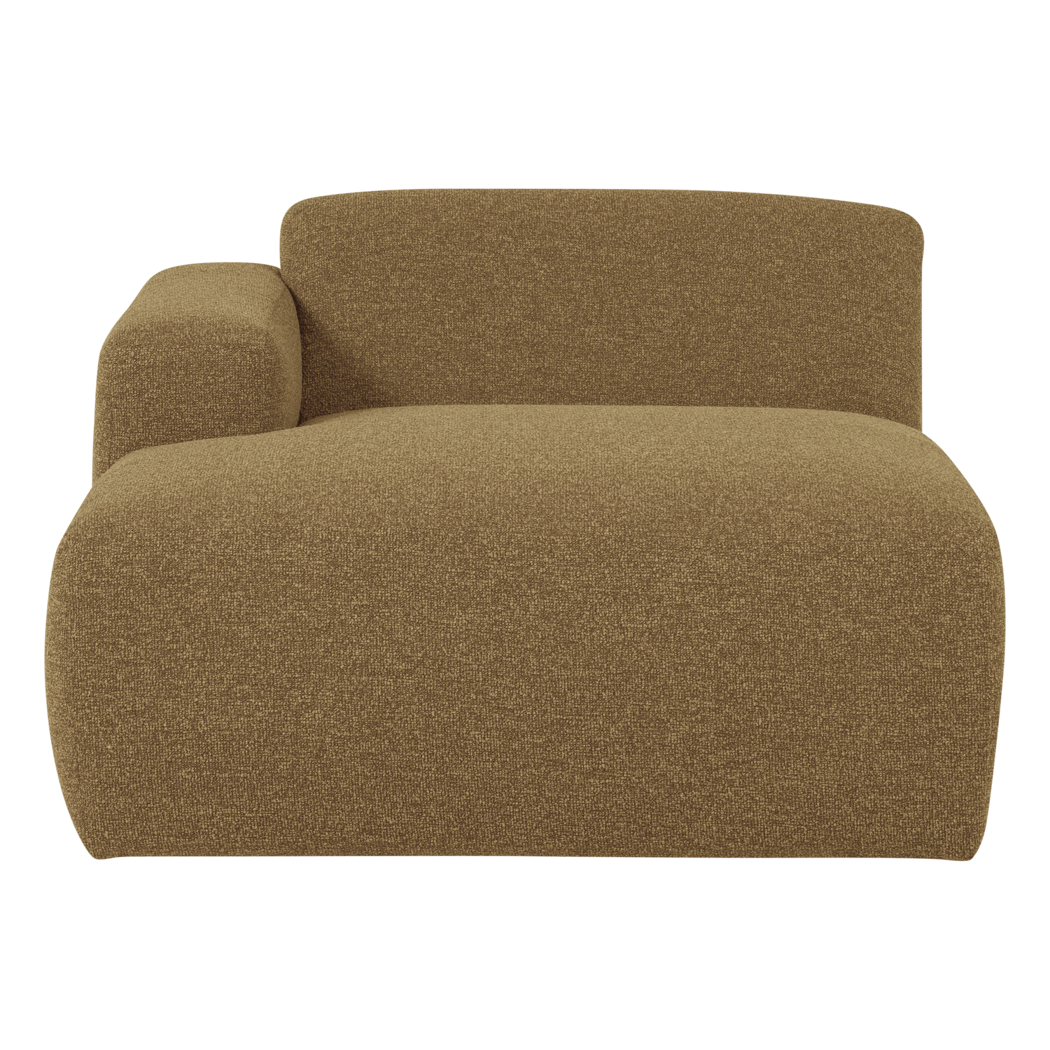 MOJO BASE CHAISE LONGUE ELEMENT LINKS BOUCLE GELBBRAUN [fsc]