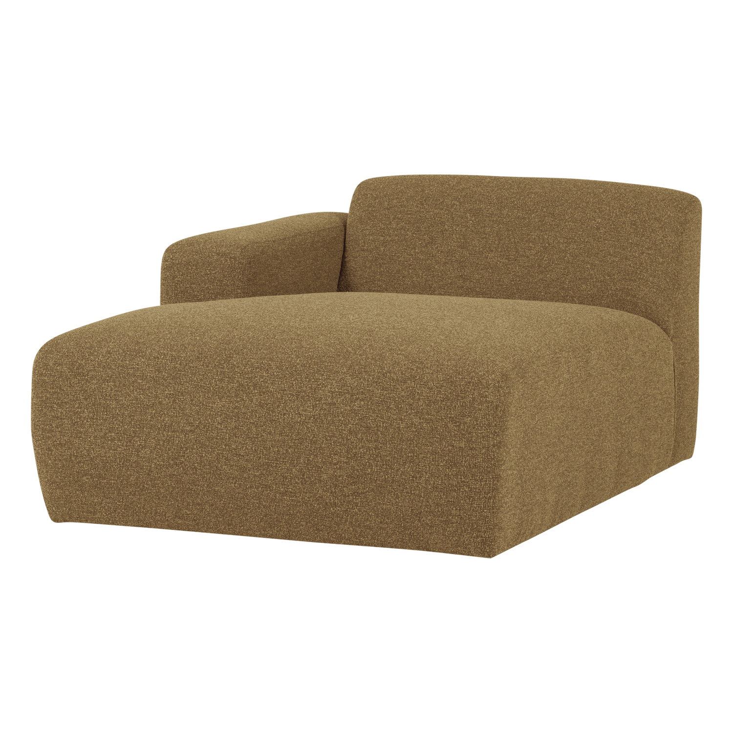MOJO BASE CHAISE LONGUE ELEMENT LINKS BOUCLE GELBBRAUN [fsc]
