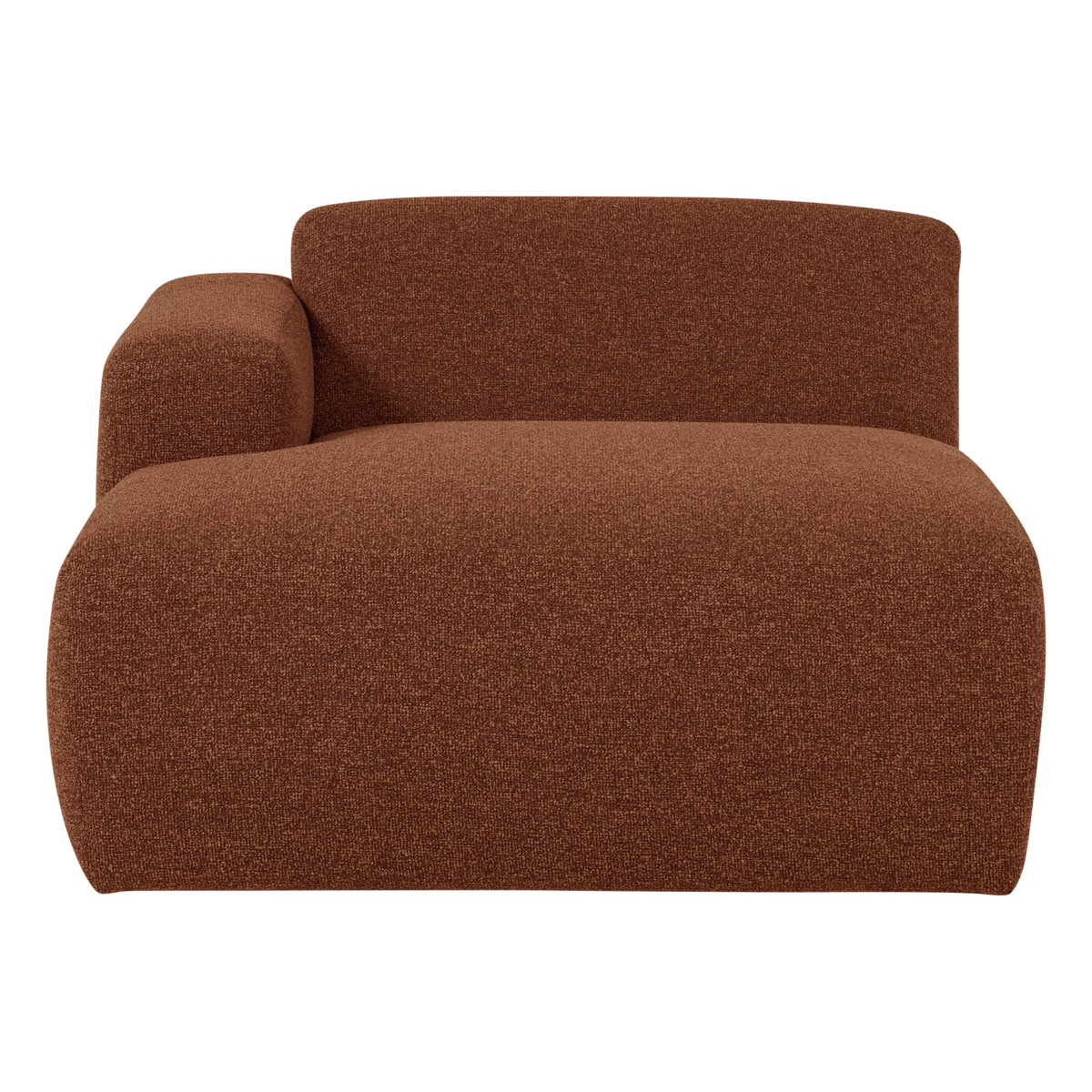 MOJO BASE CHAISE LONGUE ELEMENT LINKS BOUCLE ROSTBRAUN [fsc]