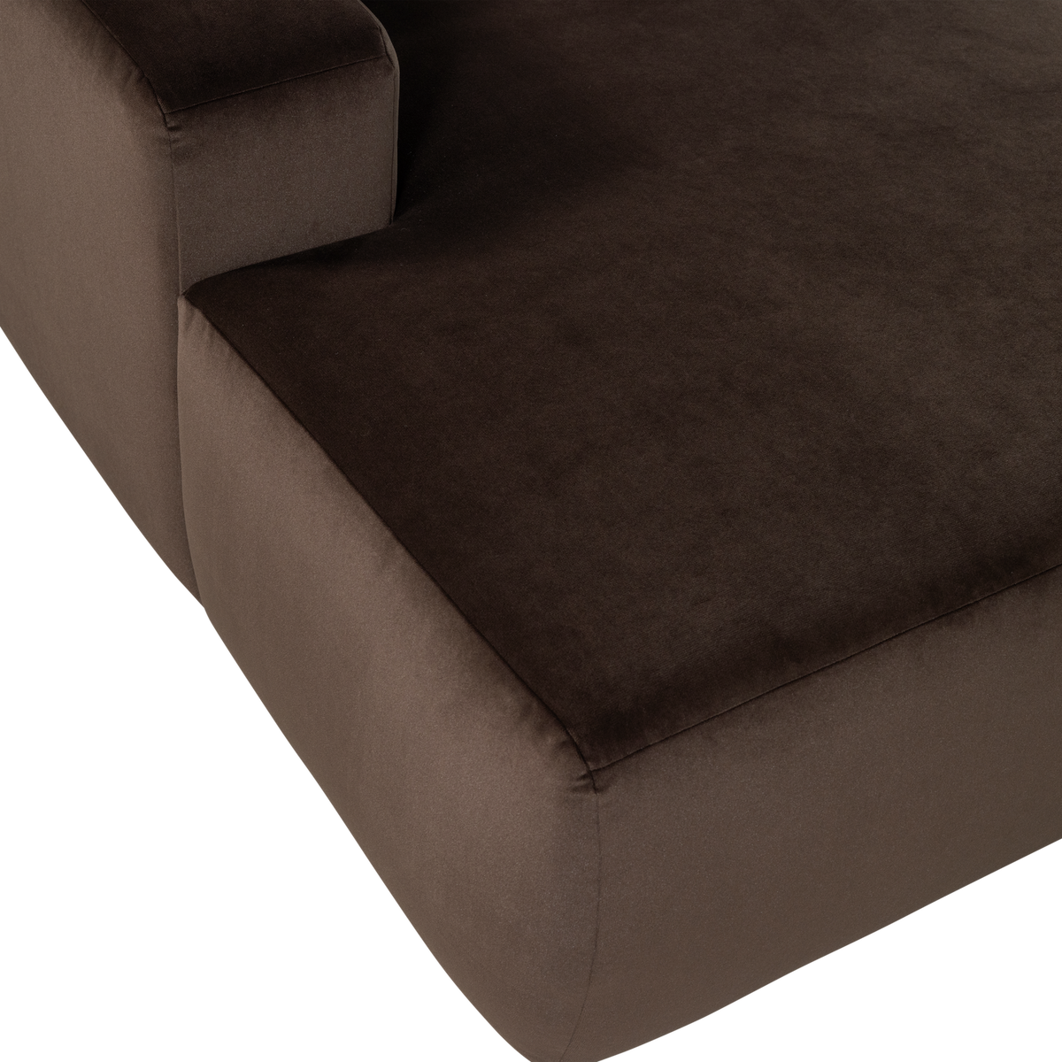 MOJO BASE CHAISE LONGUE ELEMENT LINKS SAMT BRAUN [fsc]