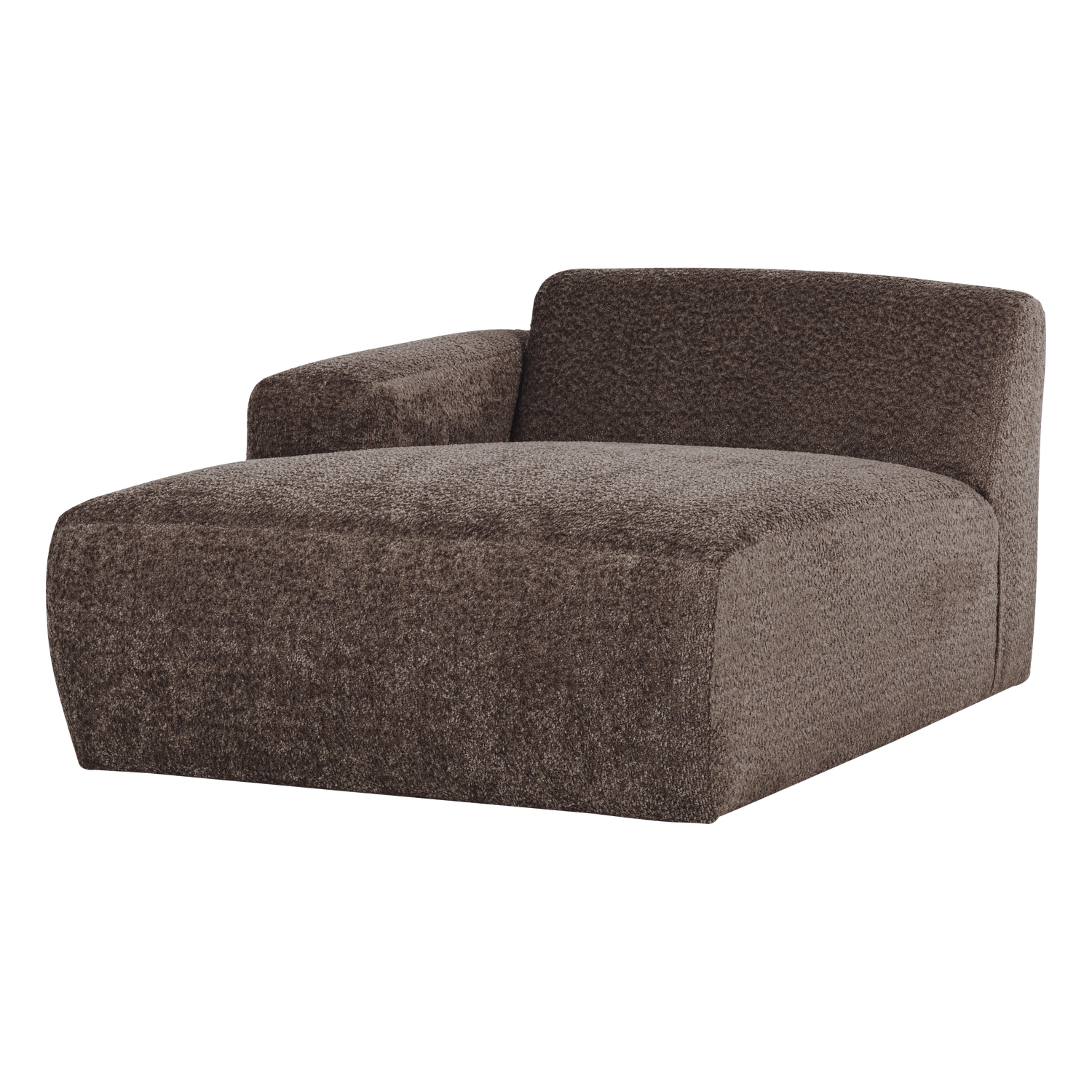 MOJO BASE CHAISE LONGUE ELEMENT LINKS WOLLE BRAUN [fsc]