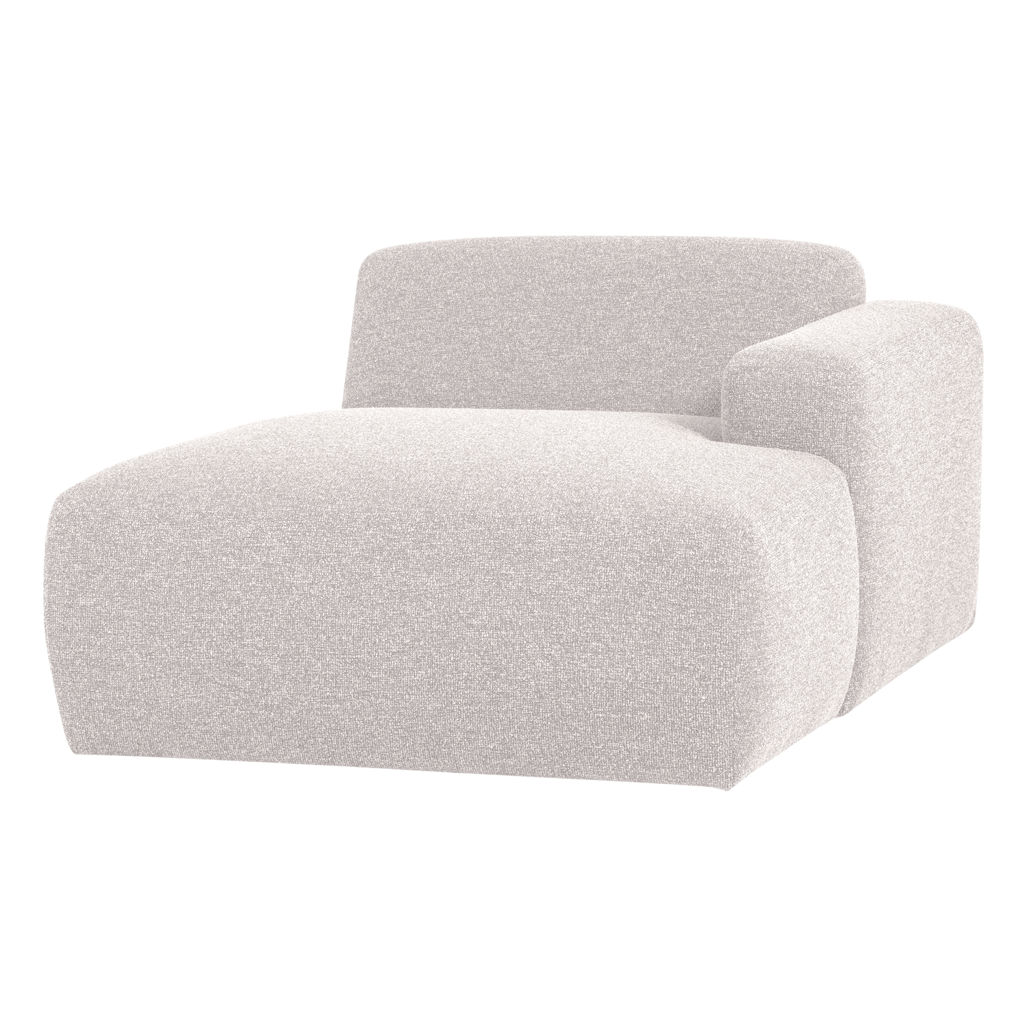 MOJO BASE CHAISE LONGUE ELEMENT RECHTS BOUCLE ECRU [fsc]
