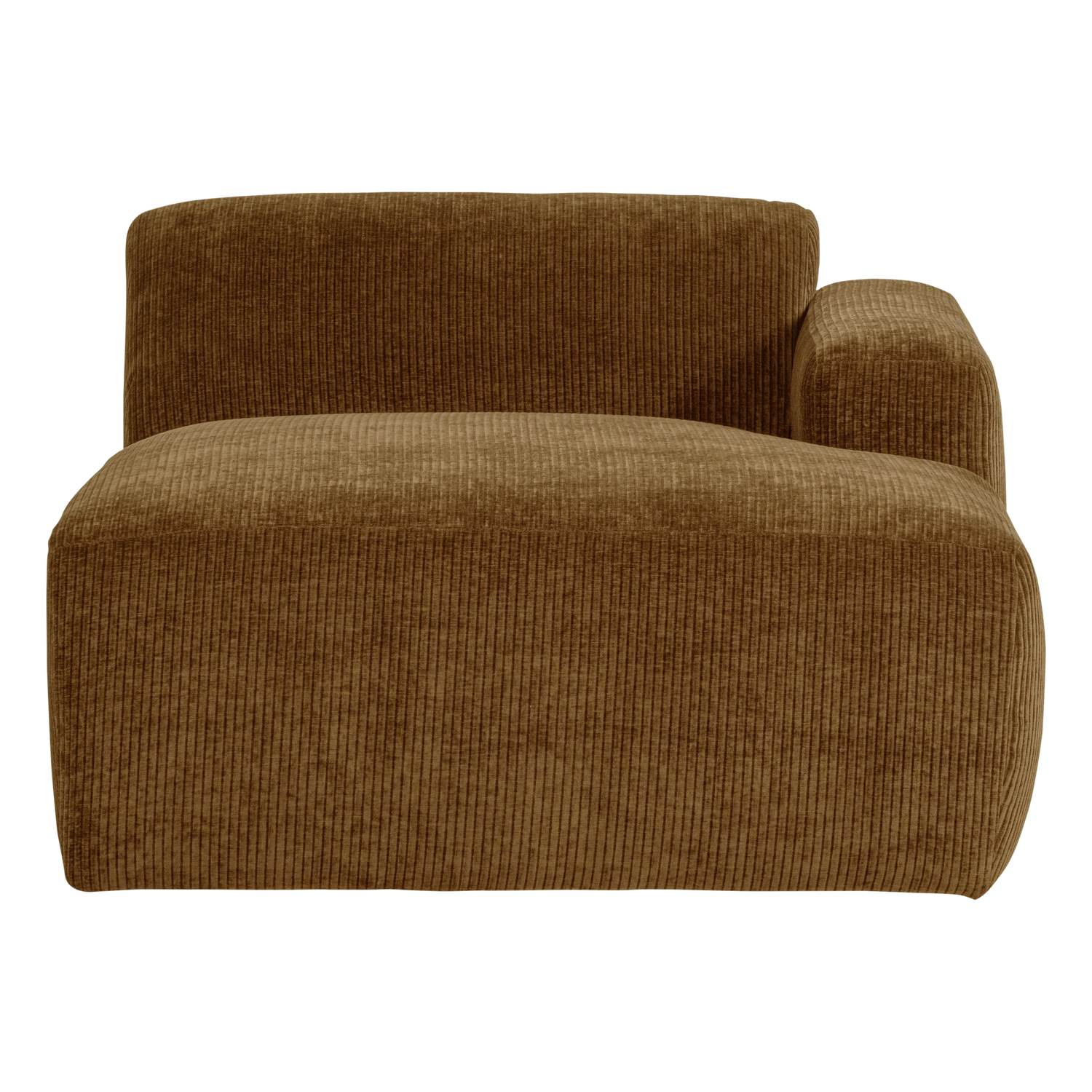 MOJO BASE CHAISE LONGUE ELEMENT RECHTS RIB HONIGGELB [fsc]