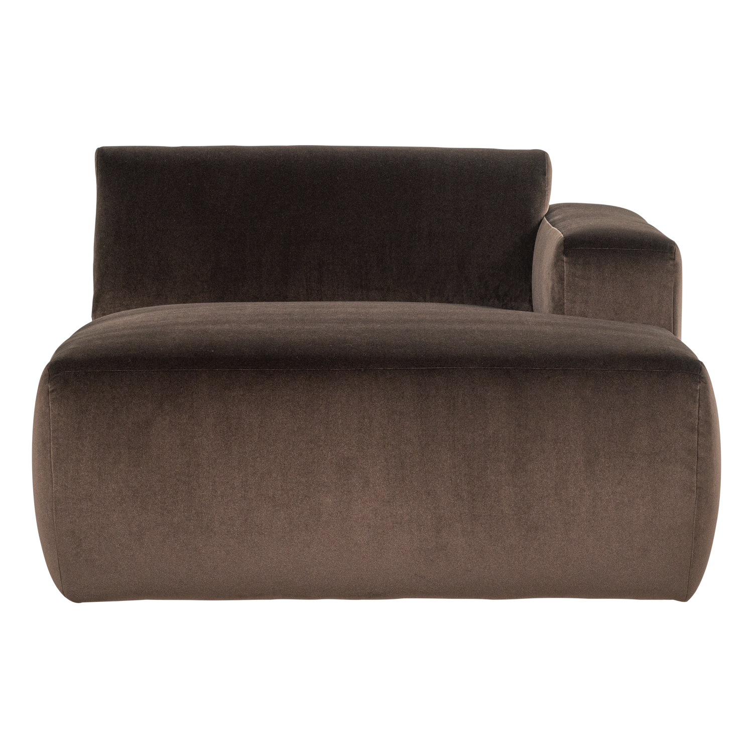 MOJO BASE CHAISE LONGUE ELEMENT RECHTS SAMT BRAUN [fsc]