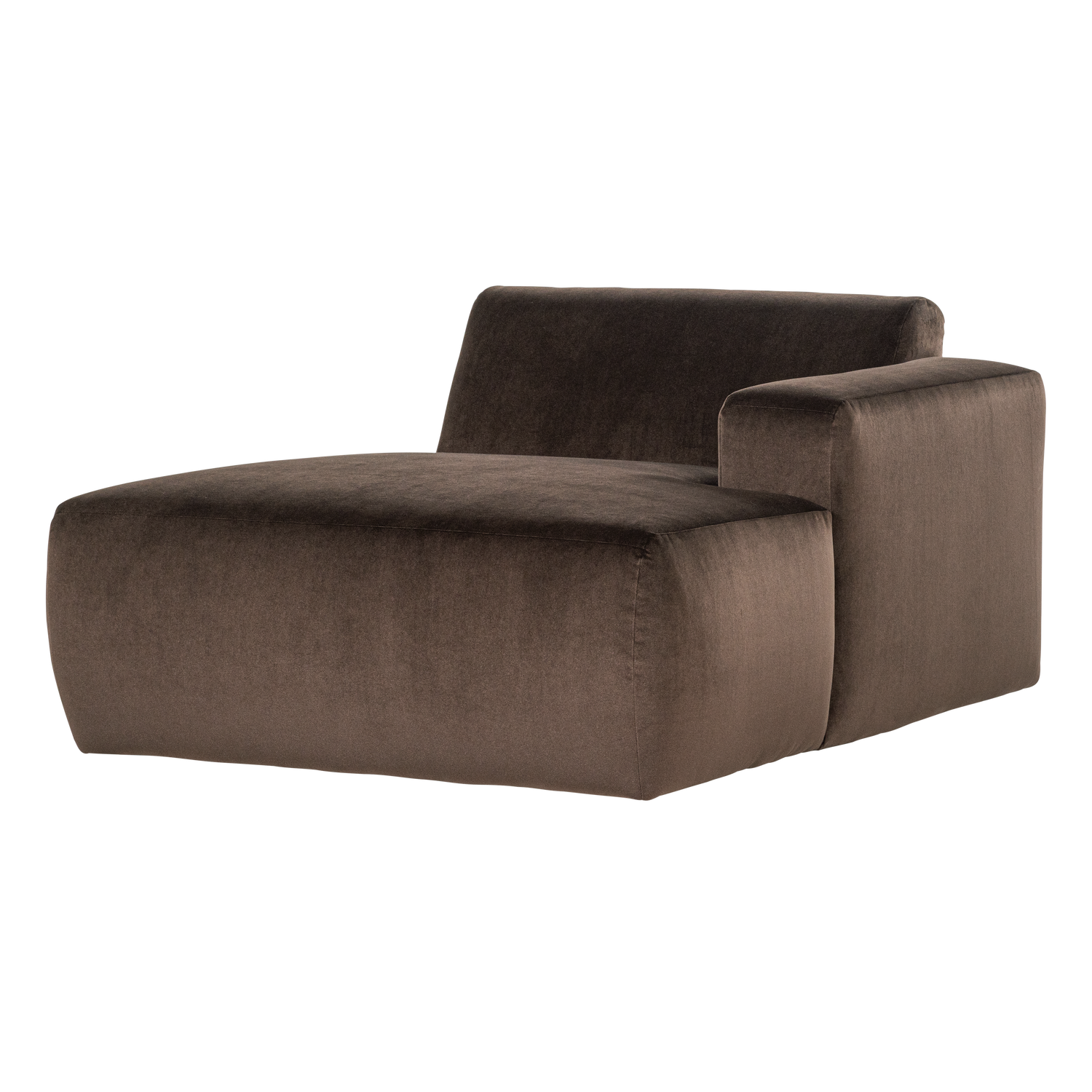 MOJO BASE CHAISE LONGUE ELEMENT RECHTS SAMT BRAUN [fsc]