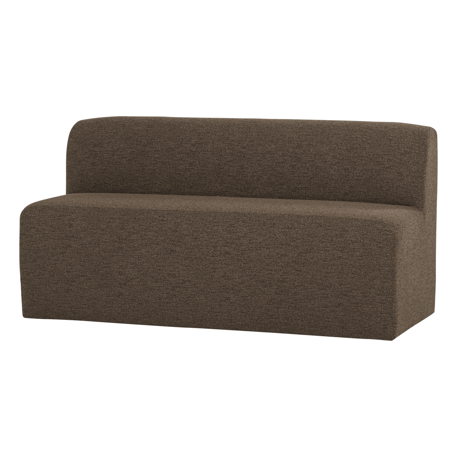 MOJO BASE ESSBANK 164 CM MIT RÜCKENLEHNE BOUCLE BRAUN [fsc]