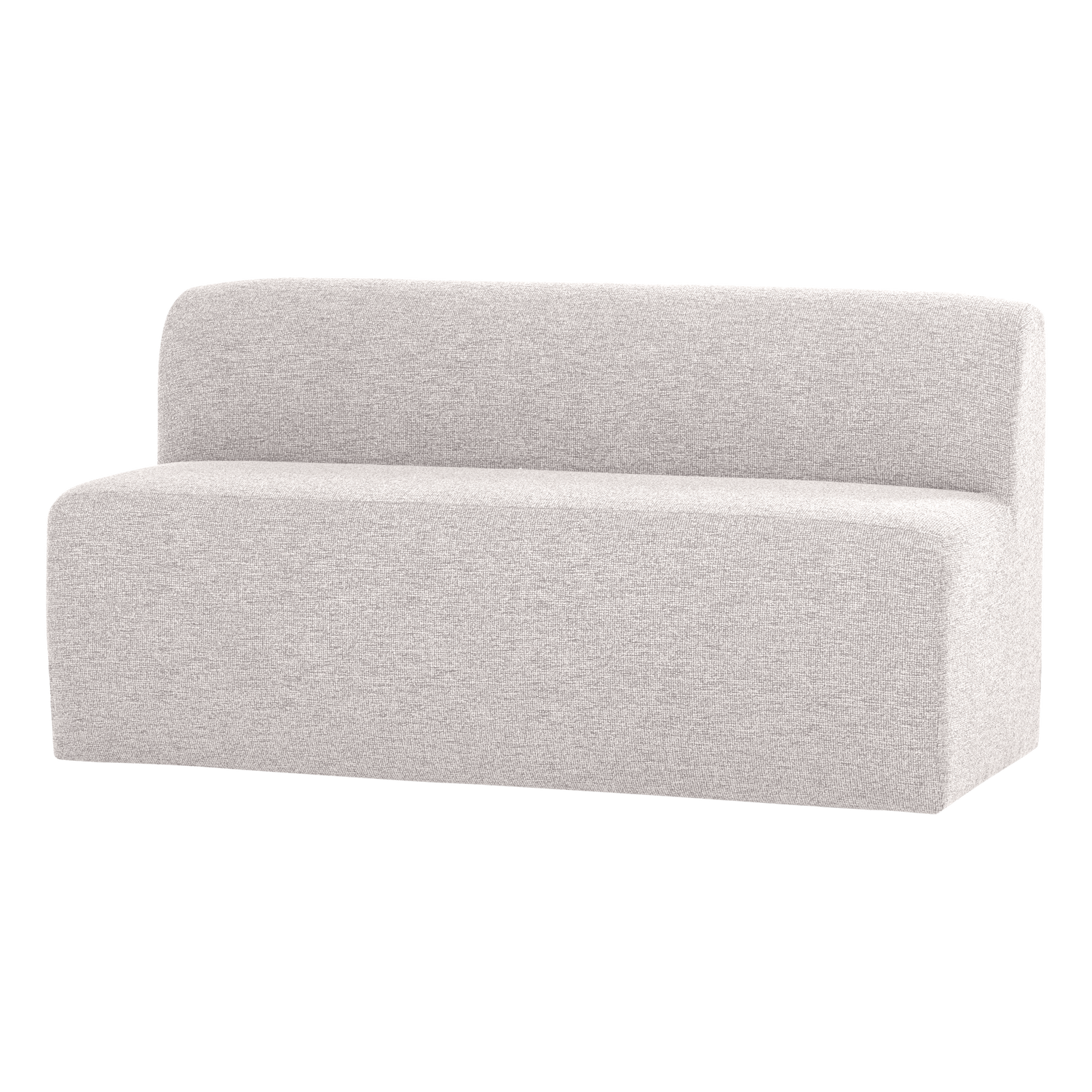 MOJO BASE ESSBANK 164 CM MIT RÜCKENLEHNE BOUCLE ECRU [fsc]