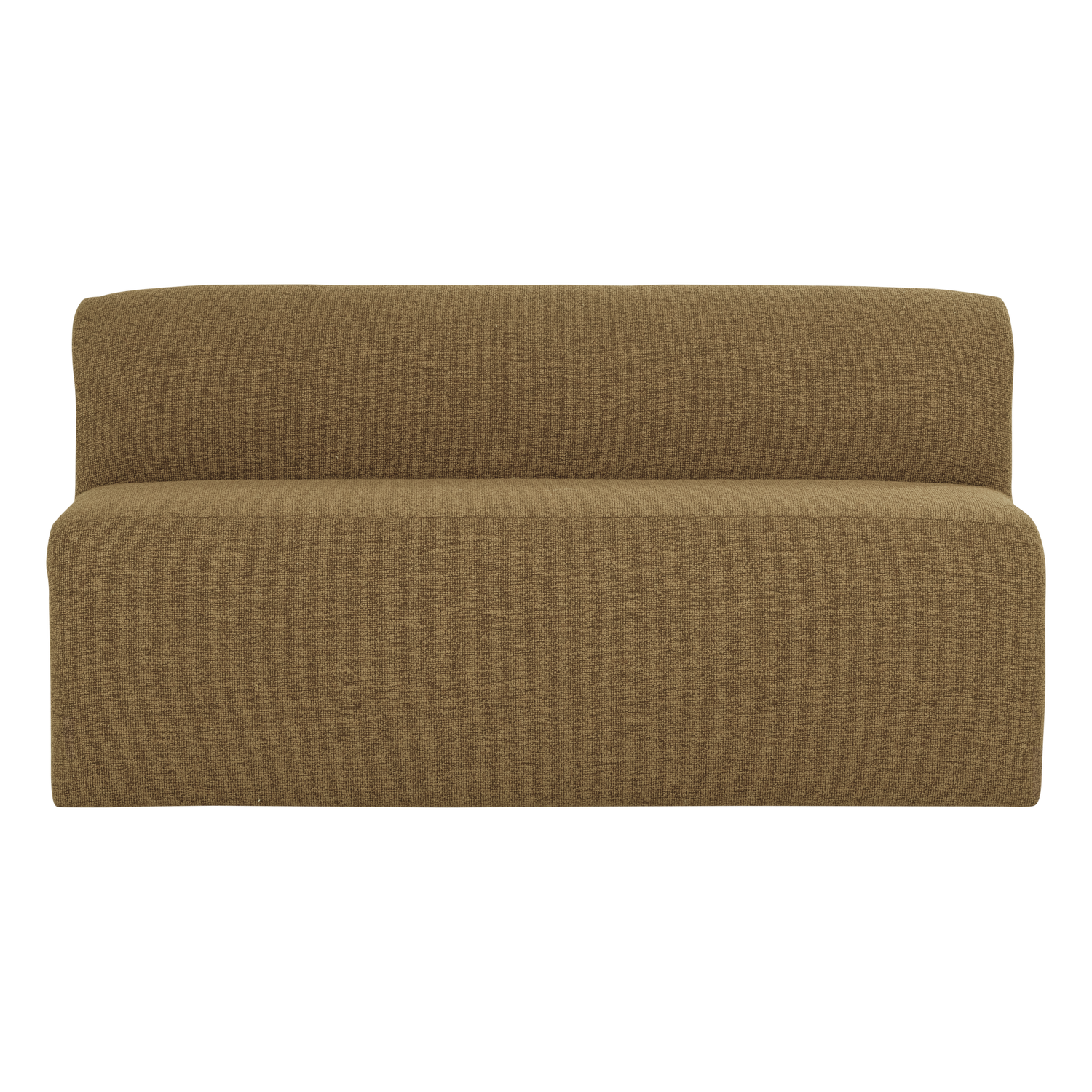 MOJO BASE ESSBANK 164 CM RÜCKENLEHNE BOUCLE GELB/BRAUN [fsc]