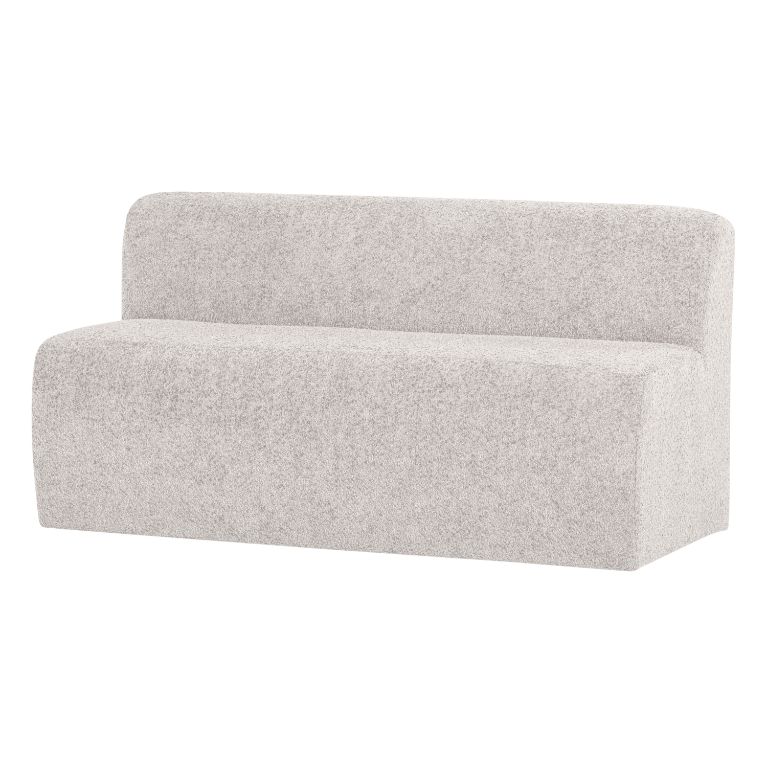 MOJO BASE ESSBANK 164 CM MIT RÜCKENLEHNE WOLLE BRAUN [fsc]
