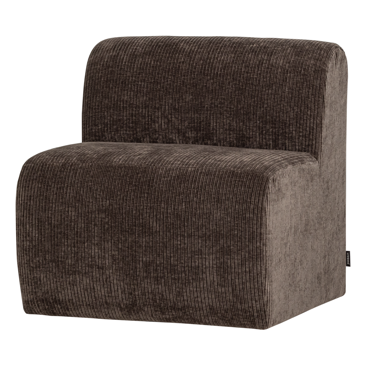 MOJO BASE ESSBANK 84 CM RÜCKENLEHNE GERIPPTER BRAUN [fsc]