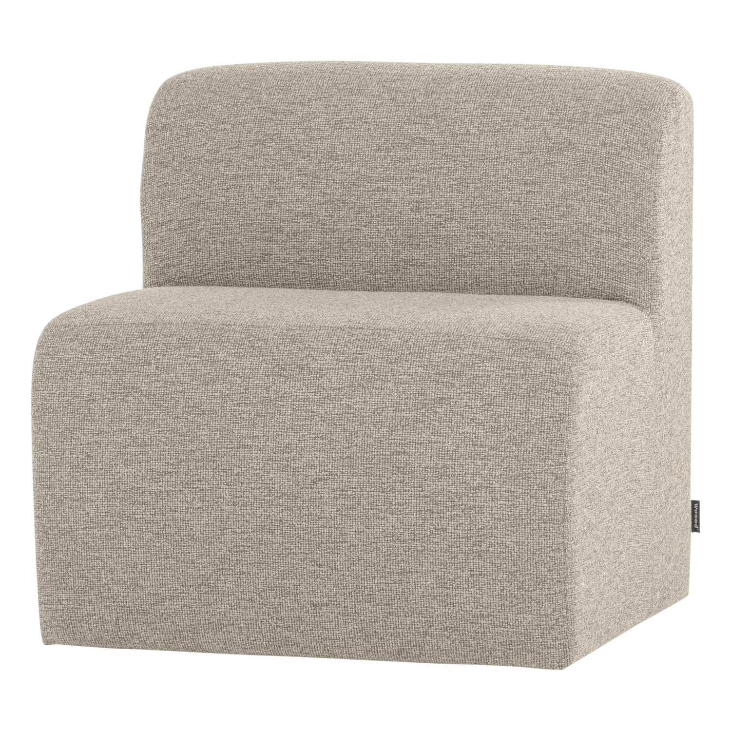 MOJO BASE ESSBANK 84 CM MIT RÜCKENLEHNE BOUCLE BEIGE [fsc]