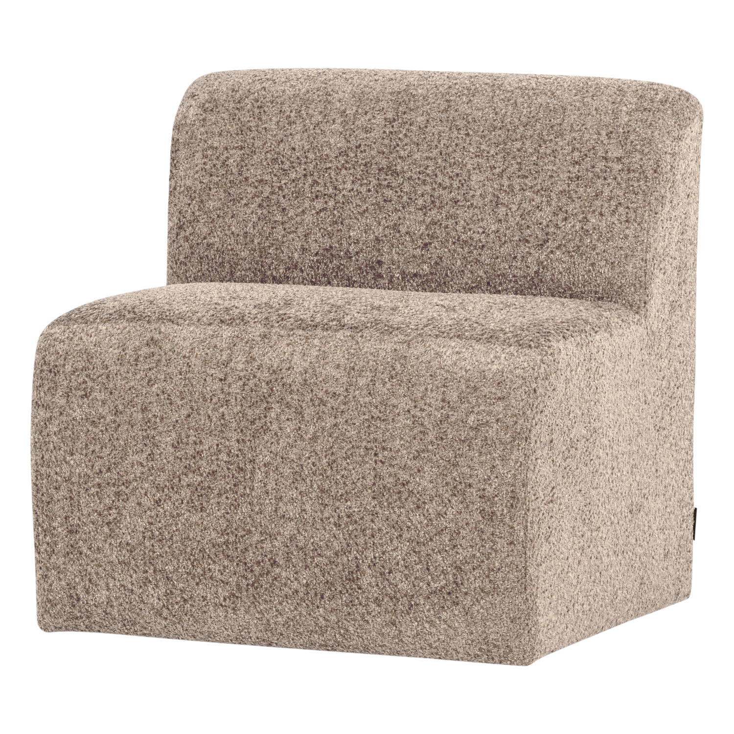 MOJO BASE ESSBANK 84 CM RÜCKENLEHNE WOLLE DUNKELSAND [fsc]