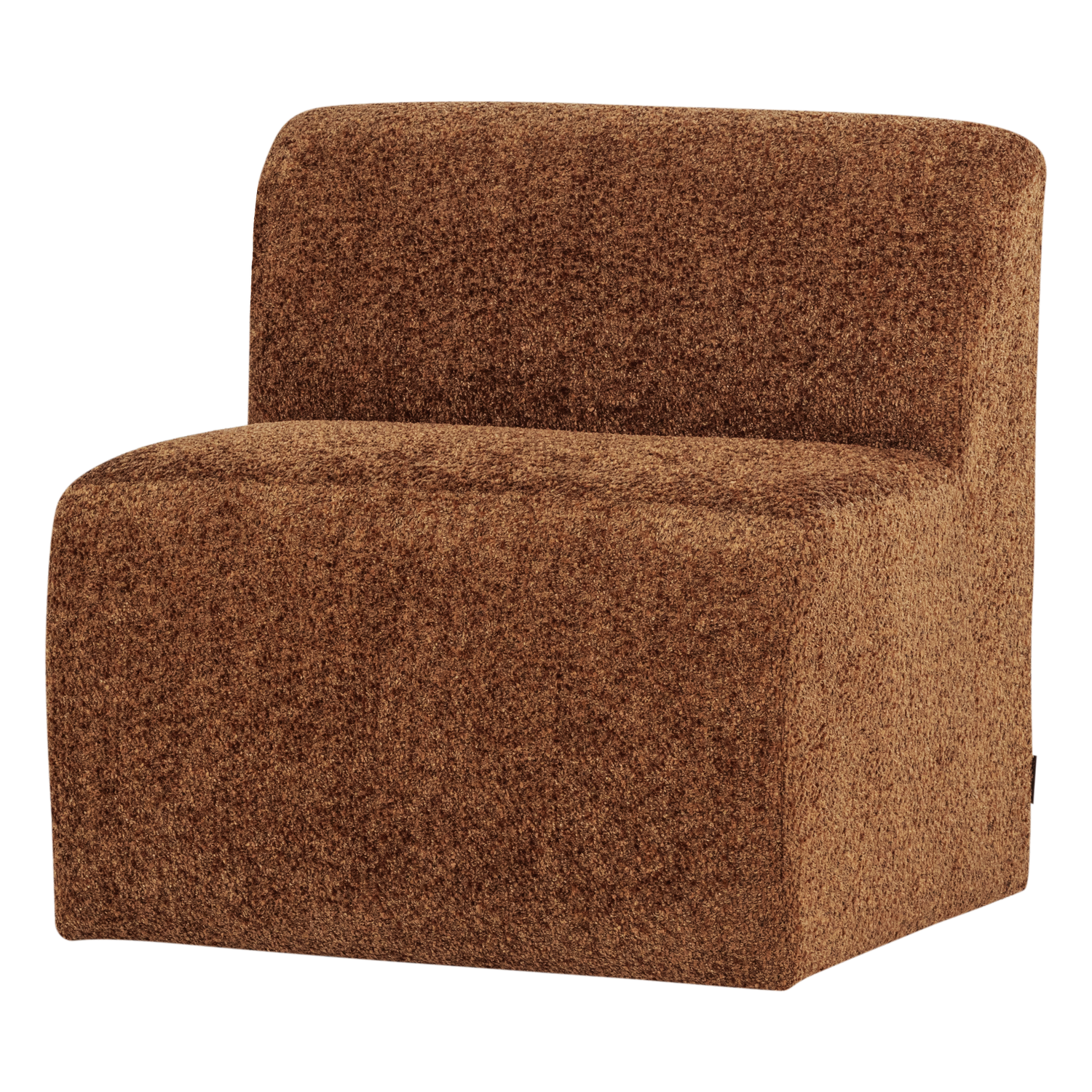 MOJO BASE ESSBANK 84 CM RÜCKENLEHNE WOLLE ROSTBRAUN [fsc]