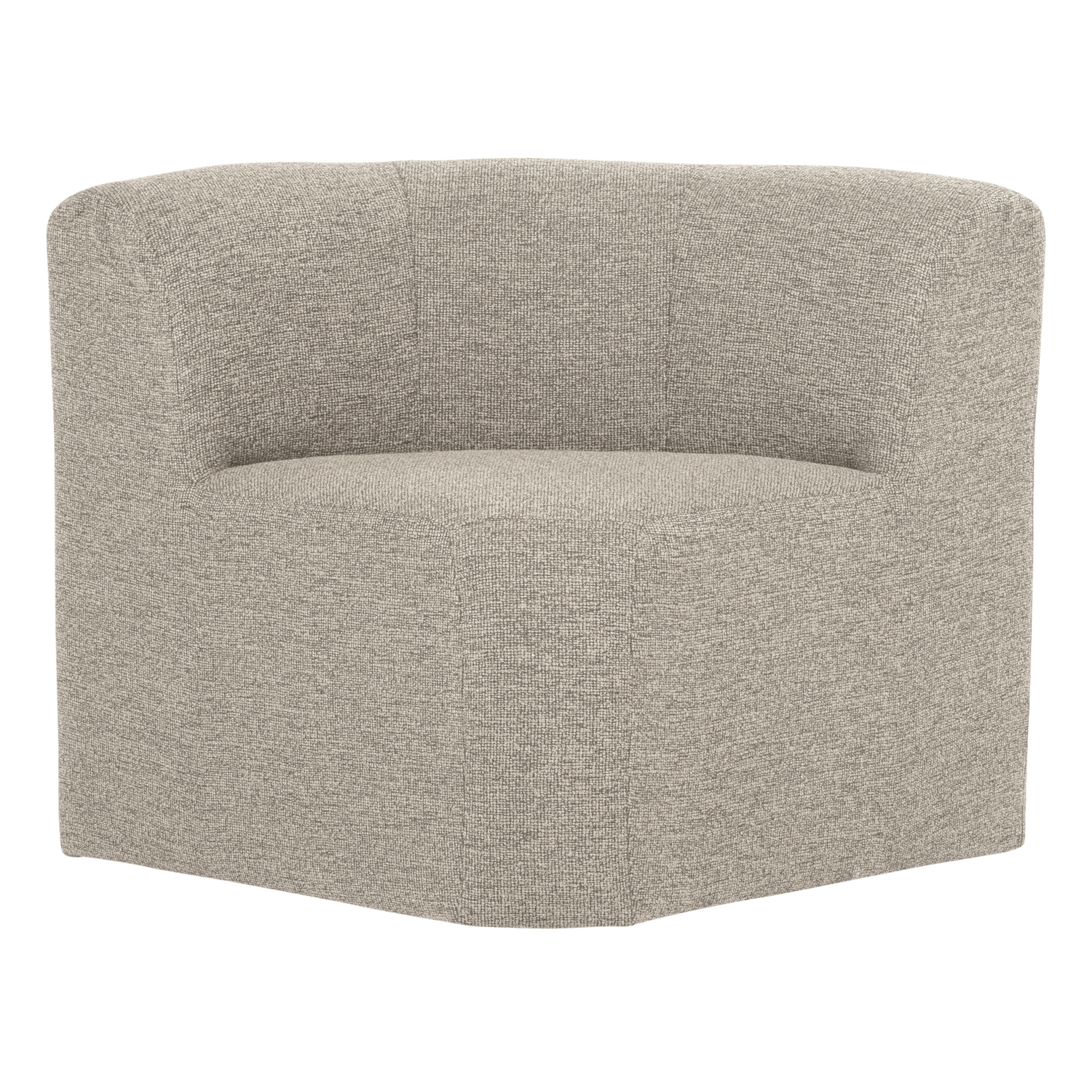 MOJO BASE ESSBANK ECK MIT RÜCKENLEHNE BOUCLE BEIGE [fsc]