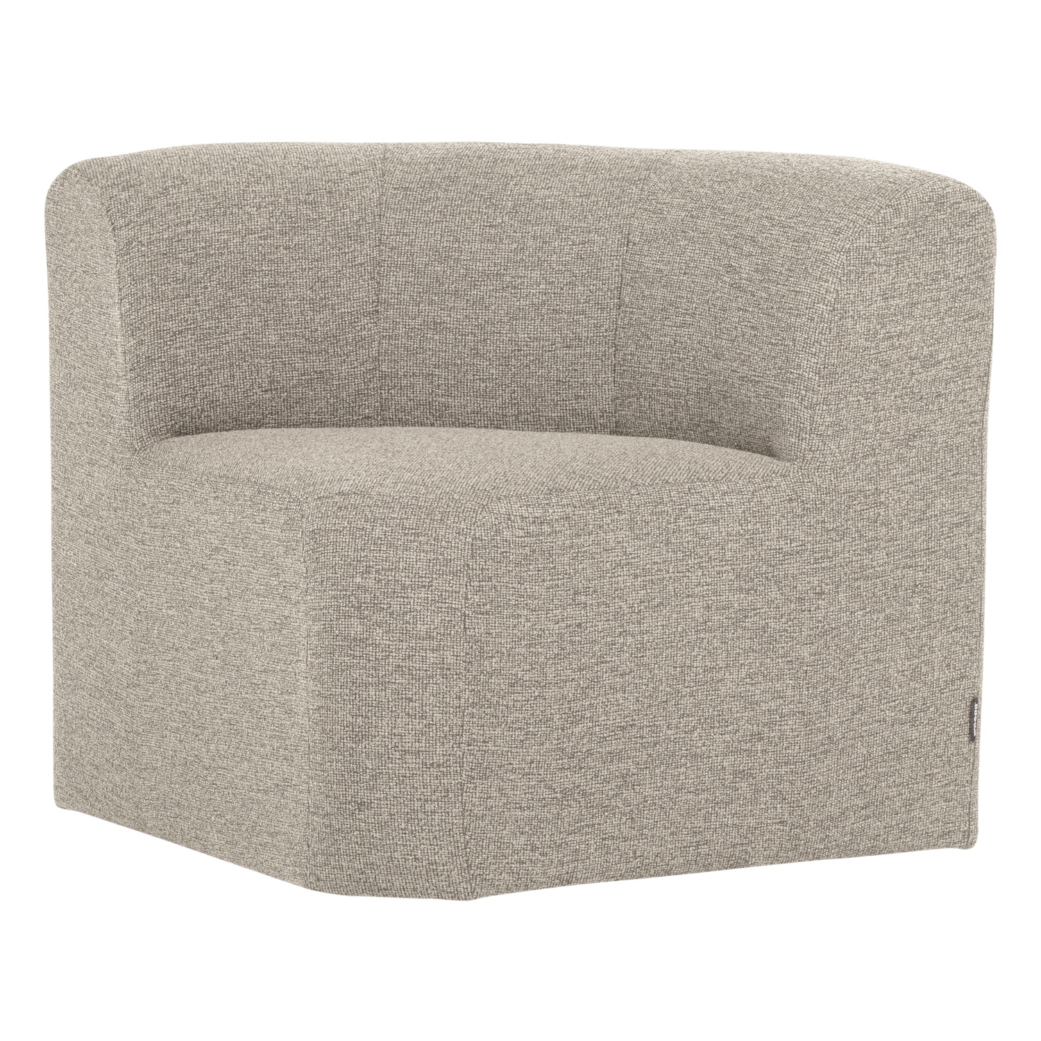 MOJO BASE ESSBANK ECK MIT RÜCKENLEHNE BOUCLE BEIGE [fsc]