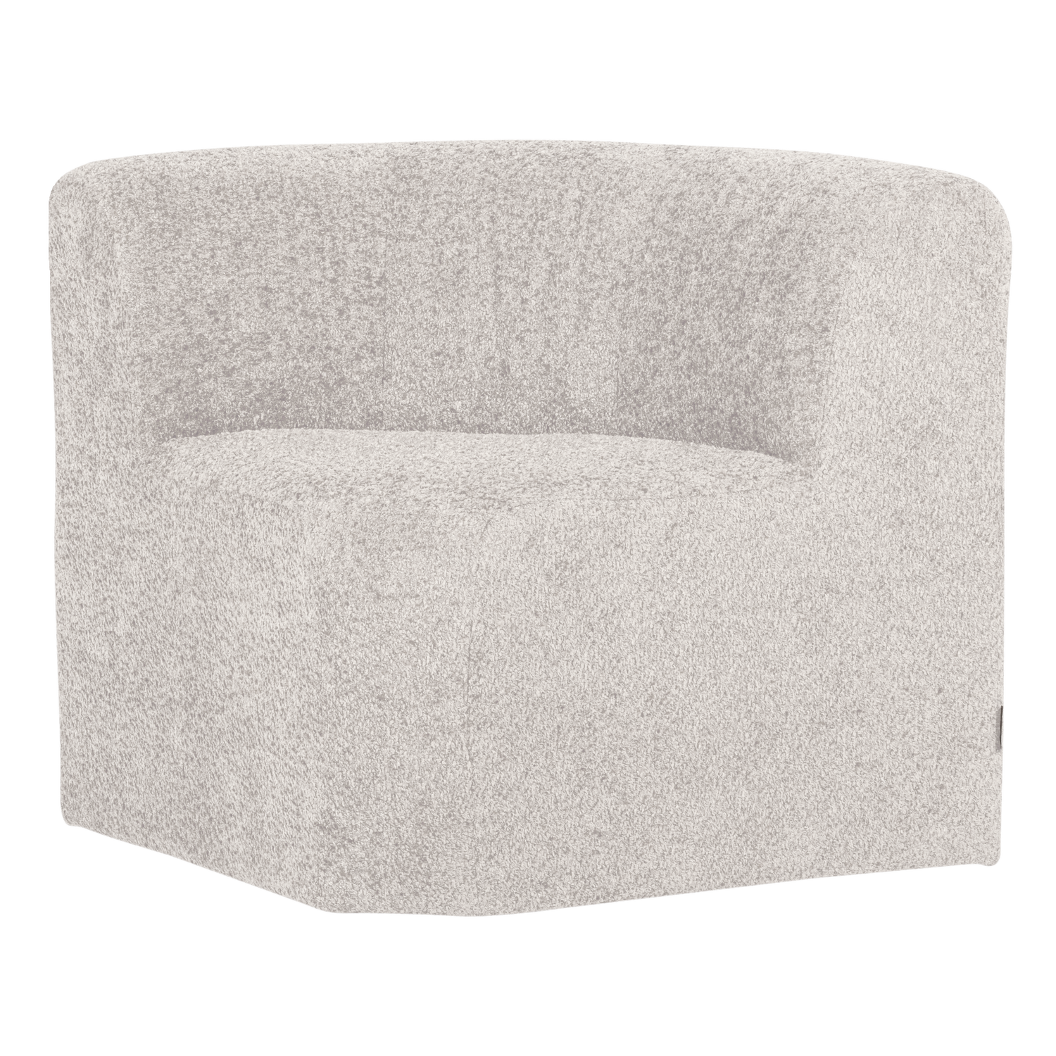MOJO BASE ESSBANK ECK MIT RÜCKENLEHNE WOLLE ECRU [fsc]