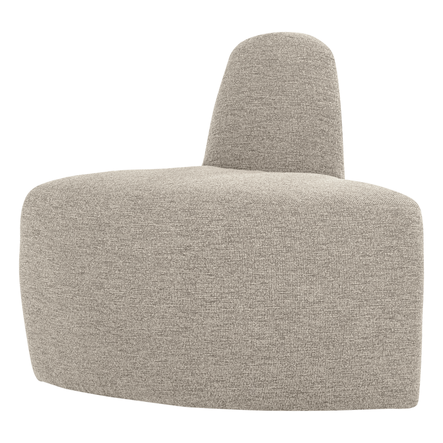 MOJO BASE ESSBANK ECK RUND RÜCKENLEHNE BOUCLE BEIGE [fsc]