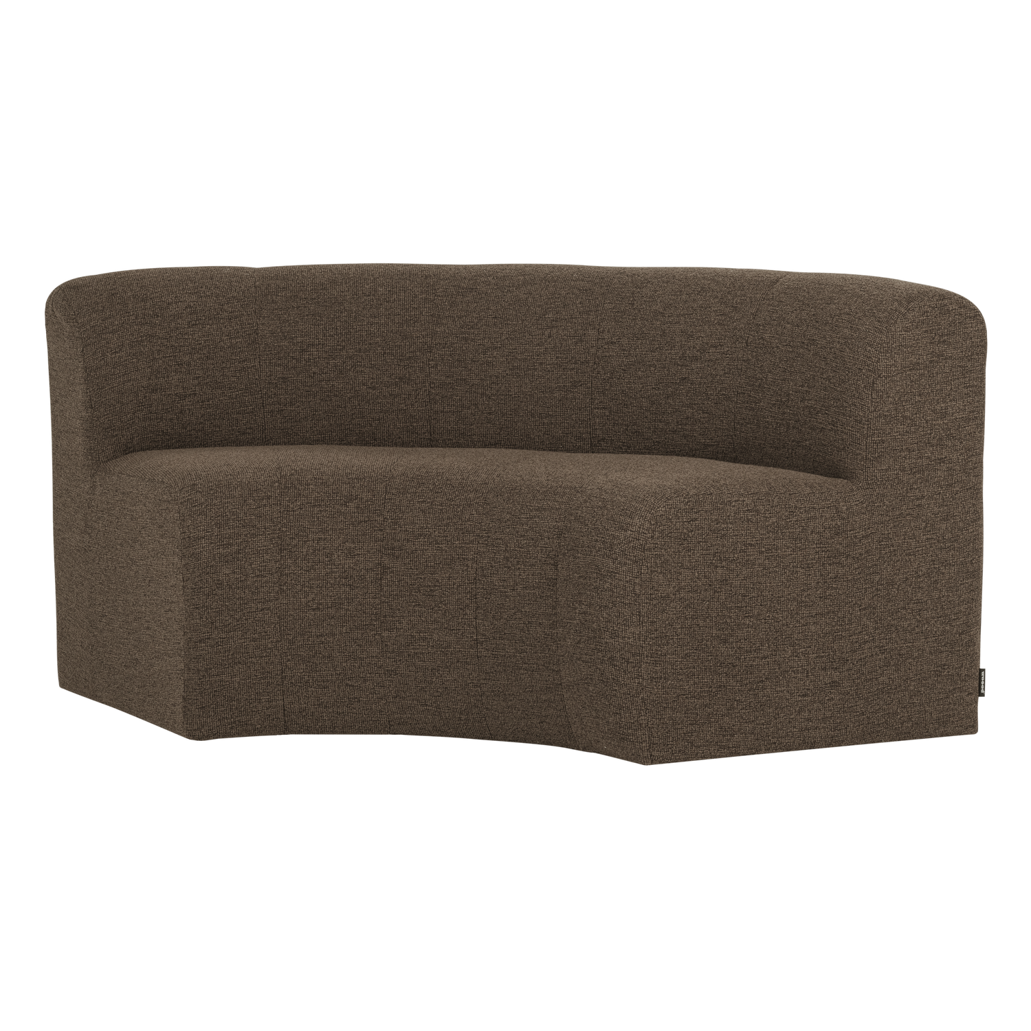 MOJO BASE ESSBANK HALBRUND RÜCKENLEHNE BOUCLE BRAUN [fsc]