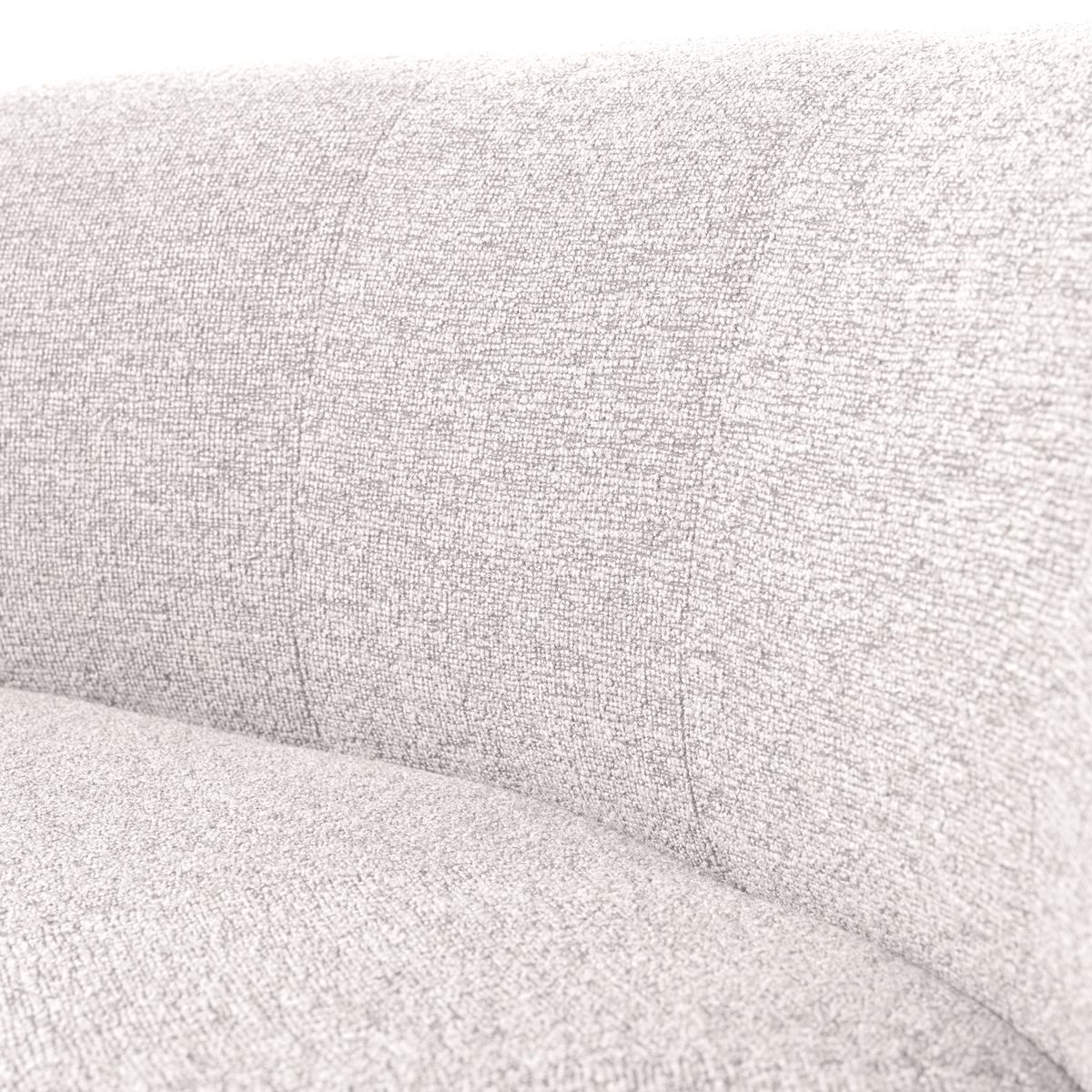 MOJO BASE ESSBANK HALBRUND MIT RÜCKENLEHNE BOUCLE ECRU [fsc]