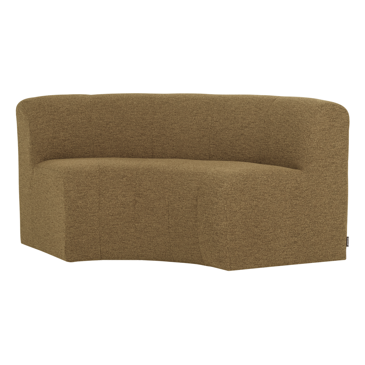 MOJO BASE ESSBANK HALBRUND RUCKEN BOUCLE GELB/BRAUN [fsc]