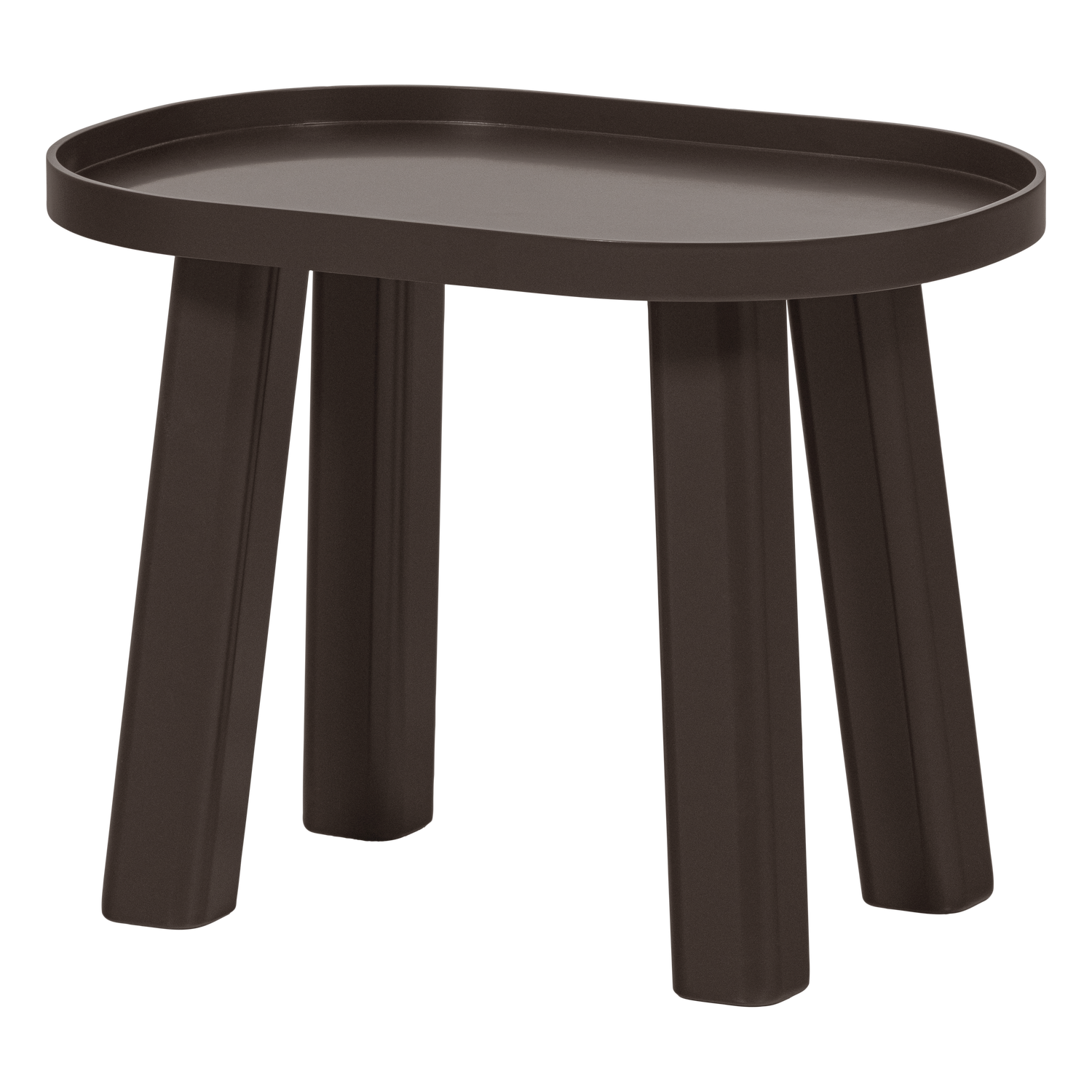 MOSA BEISTELLTISCH HOLZ 60X41 CM DUNKELBRAUN [fsc]