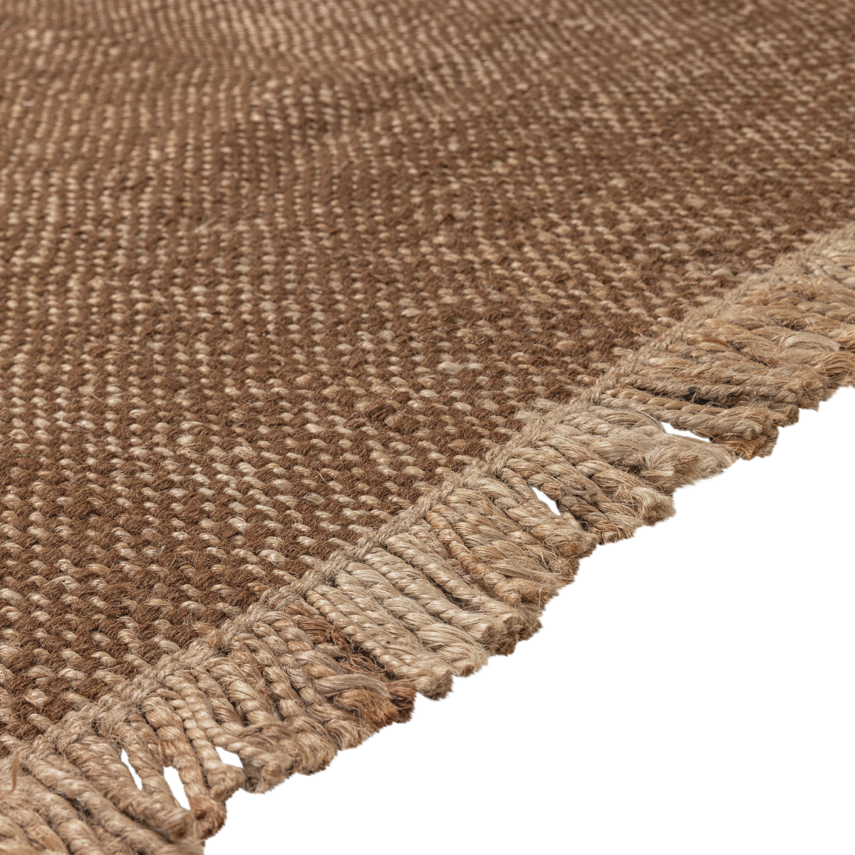 RUGLIO TEPPICH 170X240 CM WOLLE/JUTE BRAUN