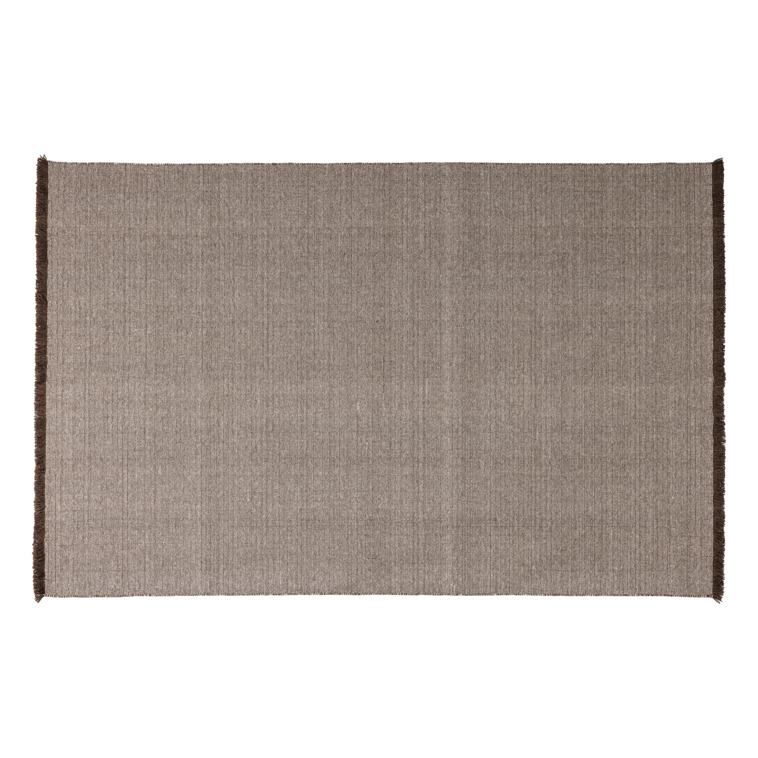 WEAVLY TEPPICH 170X240 CM WOLLE BRAUN/NATUR
