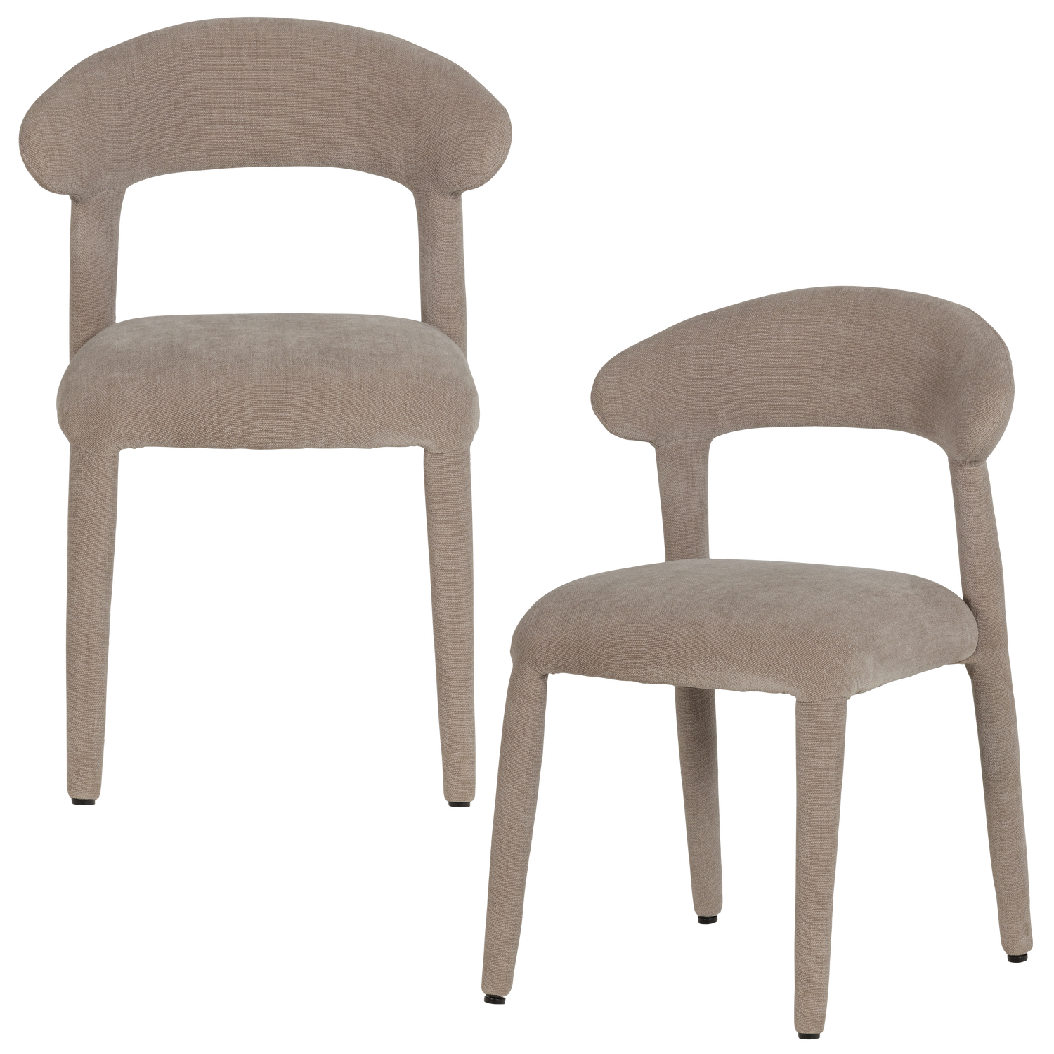 SILE ESSZIMMERSTUHL LEINENLOOK SAND - 2ER SET [fsc]