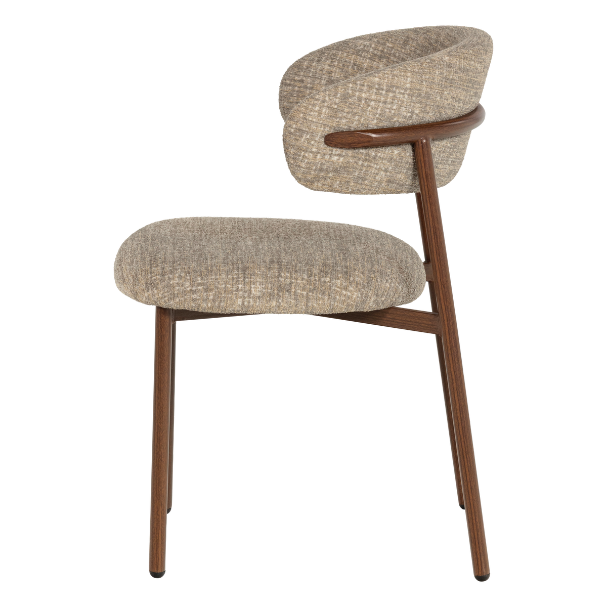 KELU ESSZIMMERSTUHL WOLLE NATUR MELANGE - 2ER SET [fsc]