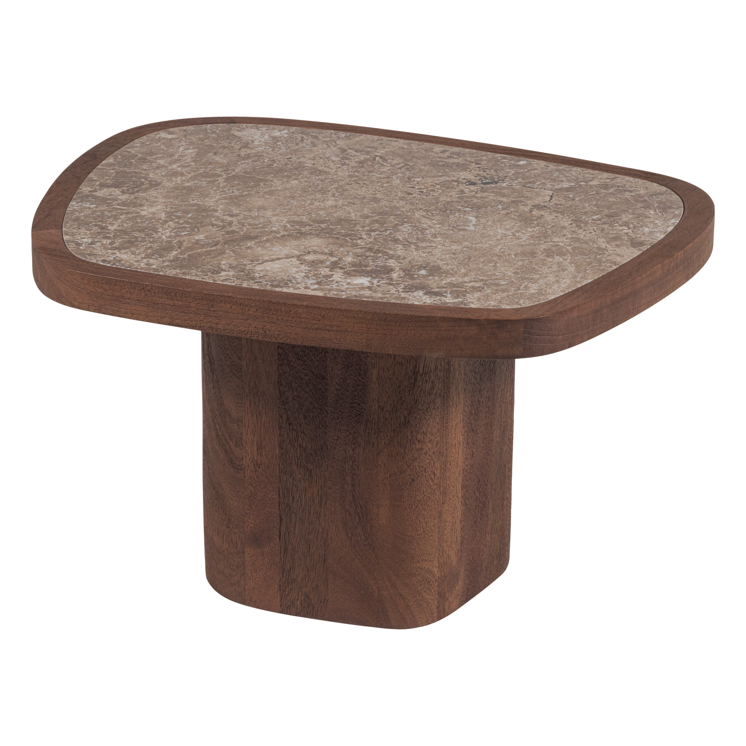 GRANU COUCHTISCH MARMER/MANGO HOLZ BRAUN [fsc]