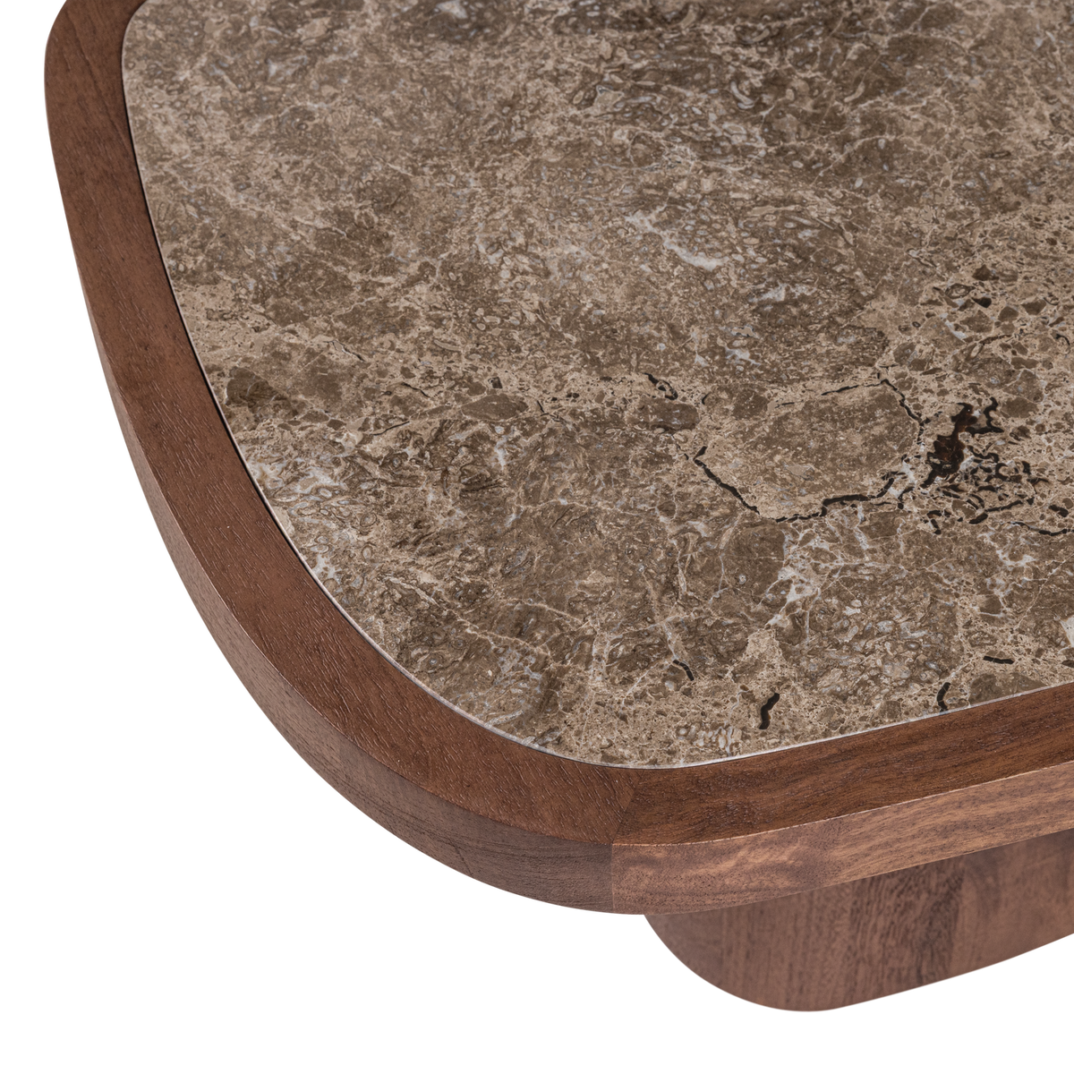 GRANU COUCHTISCH MARMER/MANGO HOLZ BRAUN [fsc]