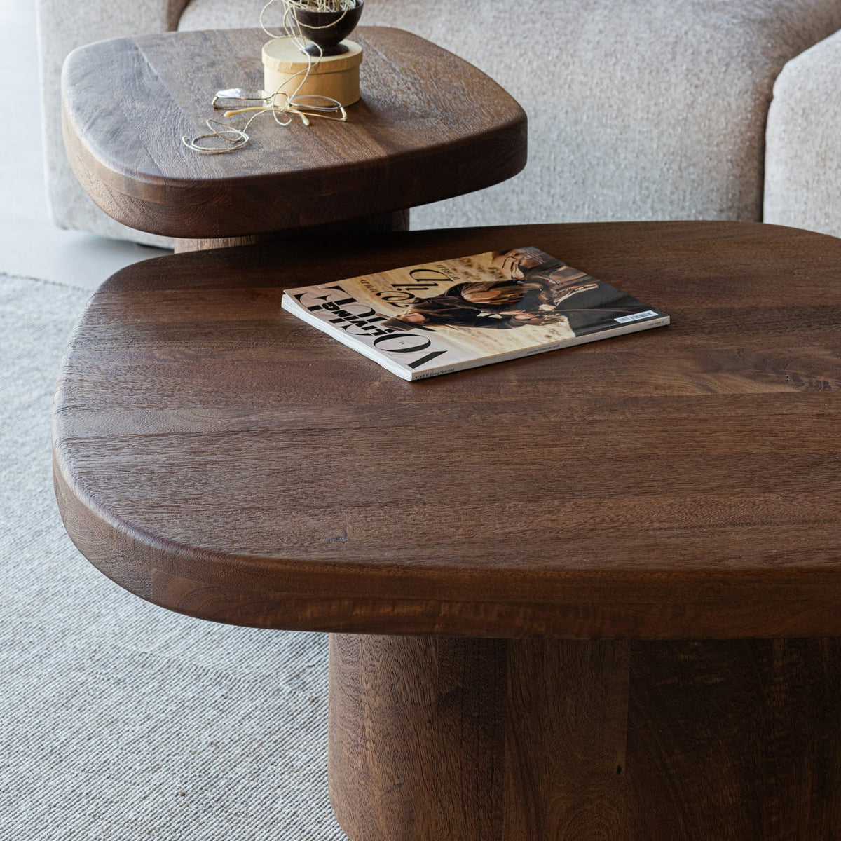 NODU BEISTELLTISCH MANGO HOLZ BRAUN [fsc]
