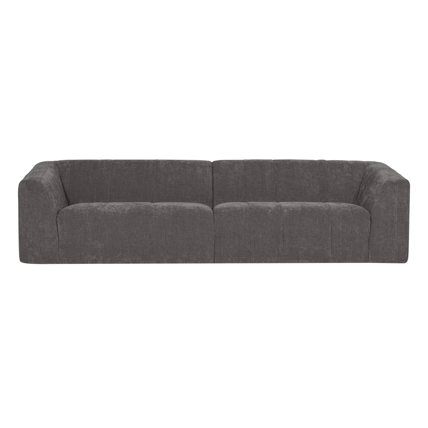 OMAIRE 4-SITZER SOFA CHENILLE GRAU [fsc]