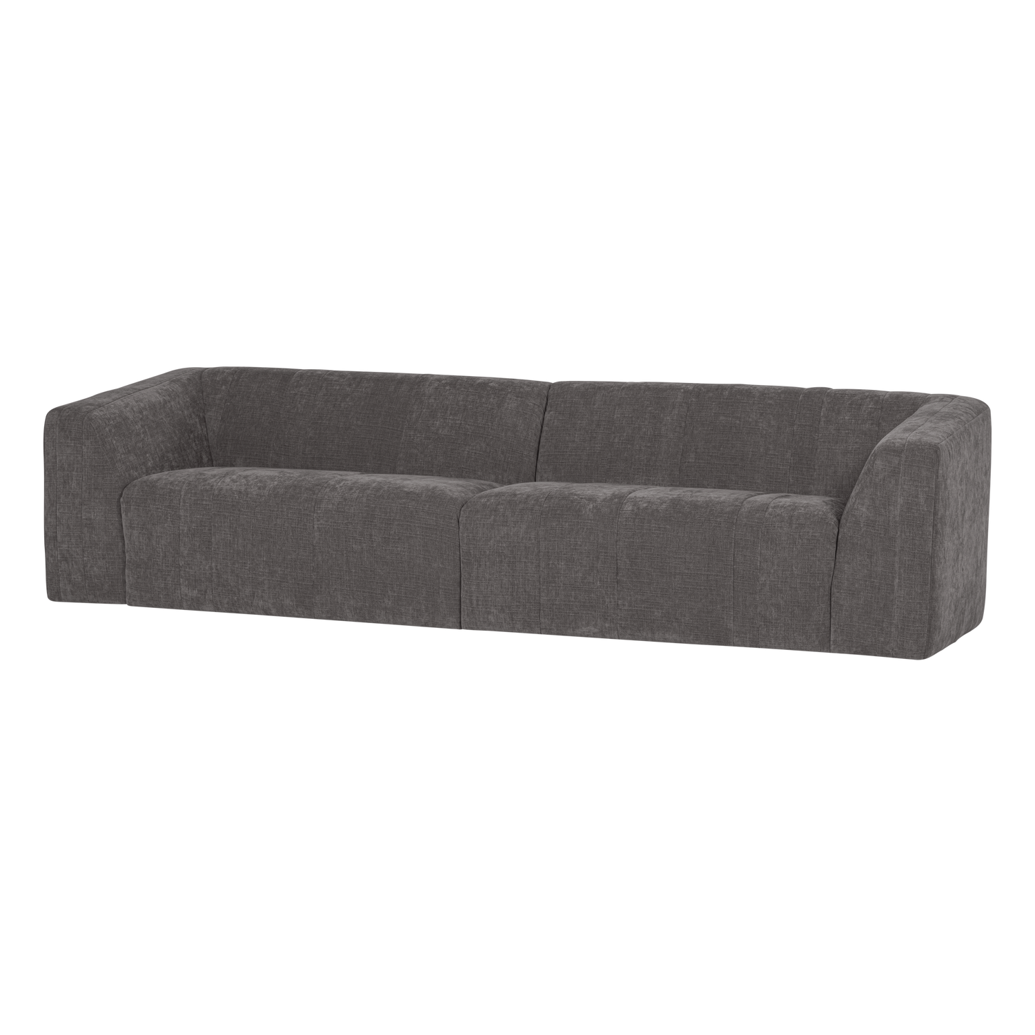 OMAIRE 4-SITZER SOFA CHENILLE GRAU [fsc]