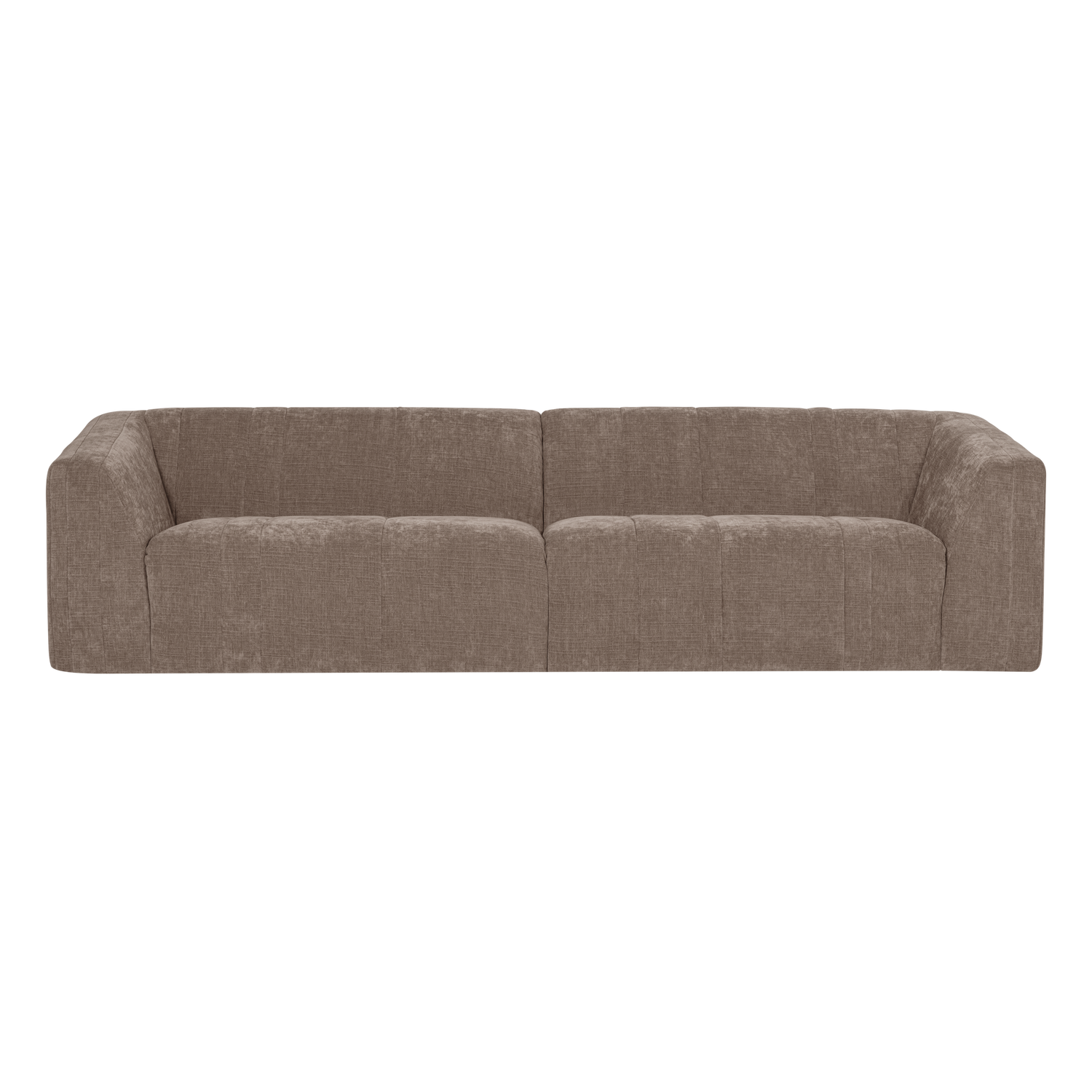 OMAIRE 4-SITZER SOFA CHENILLE TAUPE [fsc]