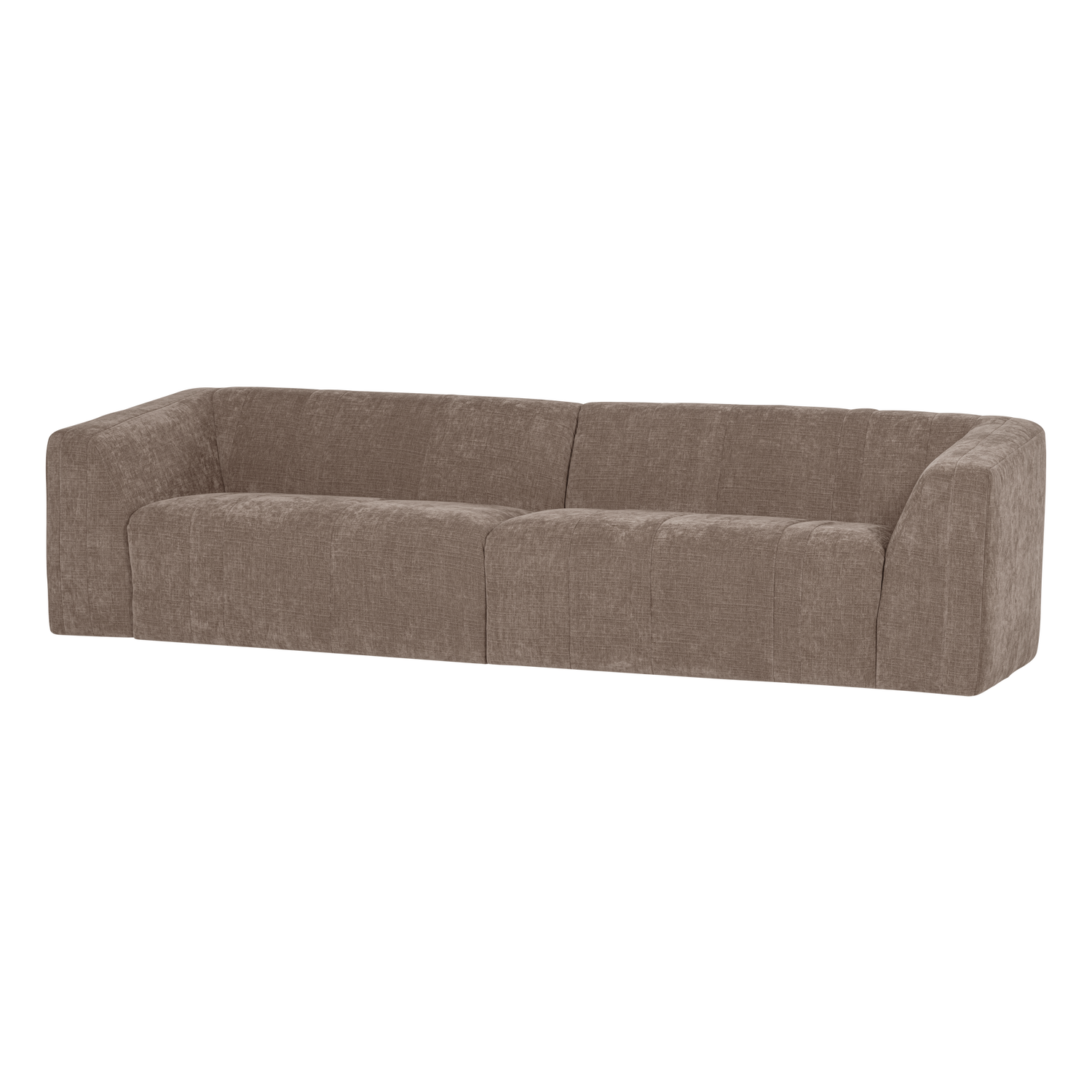 OMAIRE 4-SITZER SOFA CHENILLE TAUPE [fsc]