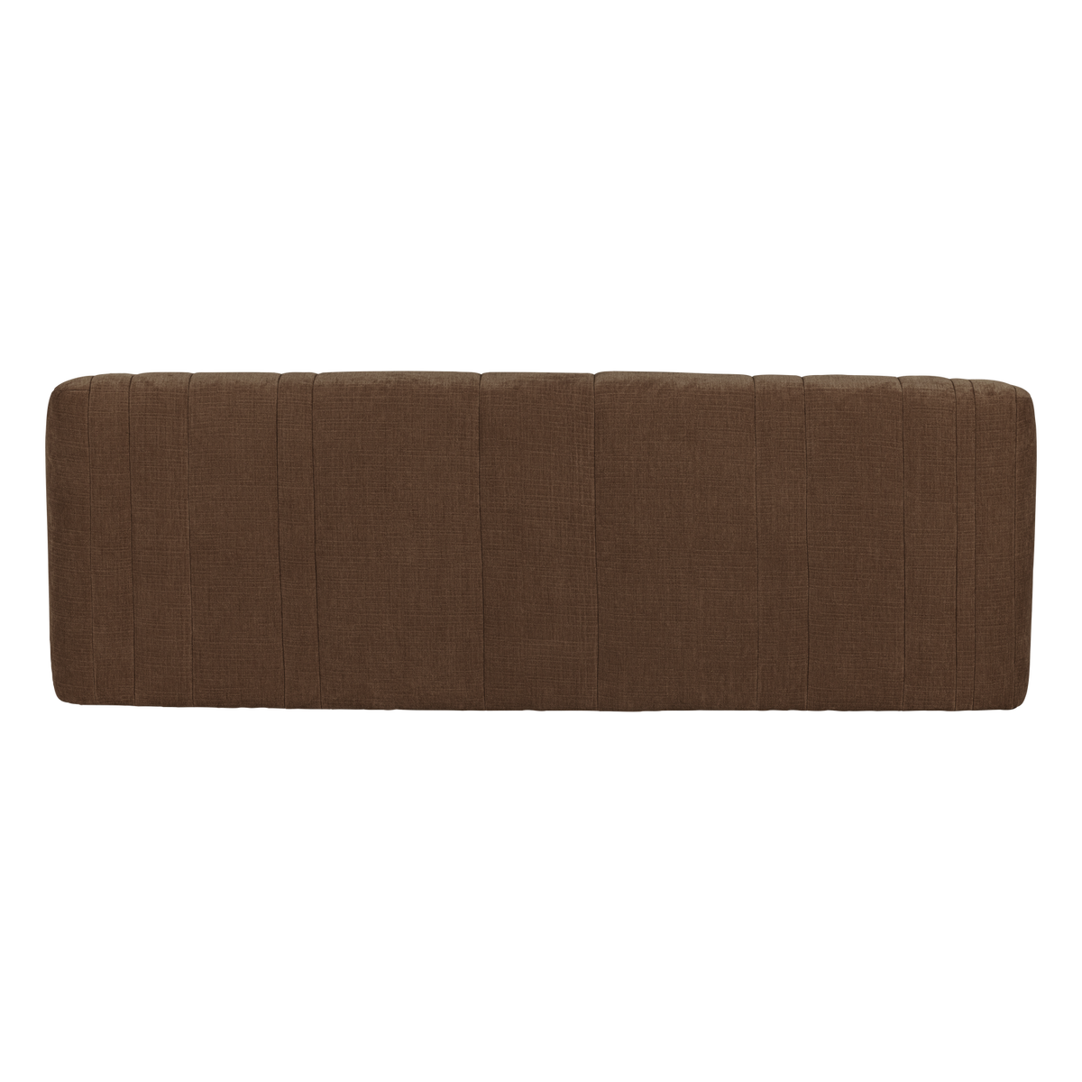 OMAIRE 2-SITZER SOFA CHENILLE HELLBRAUN [fsc]
