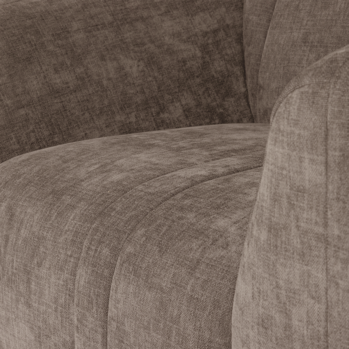OMAIRE SESSEL CHENILLE TAUPE [fsc]