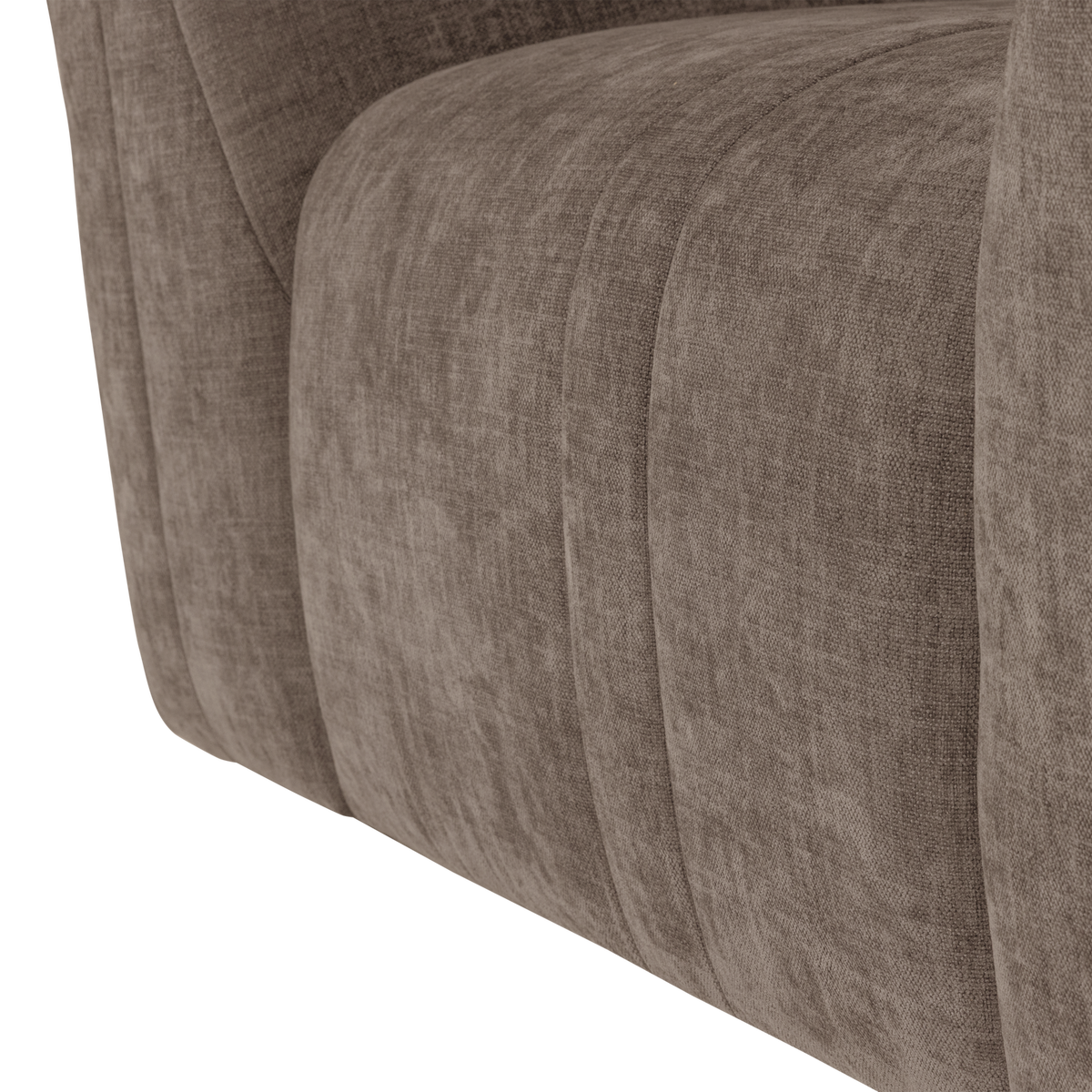 OMAIRE SESSEL CHENILLE TAUPE [fsc]