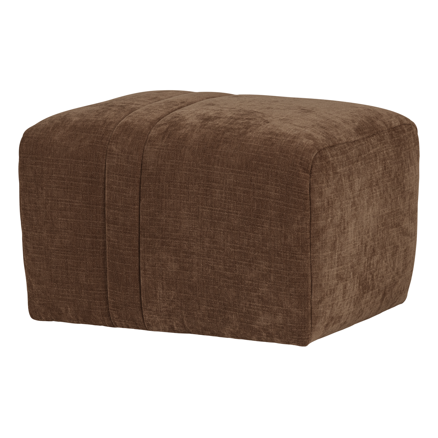 OMAIRE HOCKER CHENILLE HELLBRAUN [fsc]