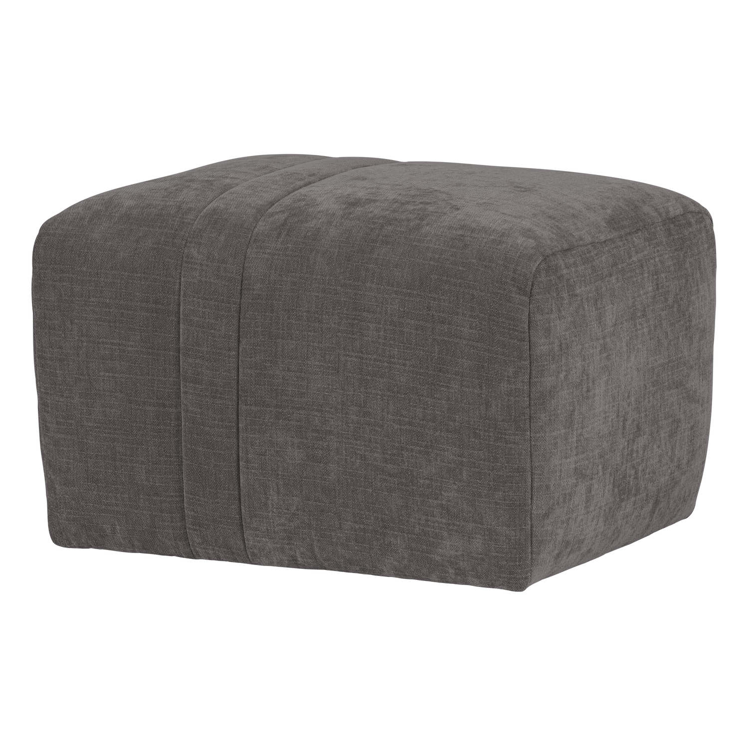 OMAIRE HOCKER CHENILLE GRAU [fsc]