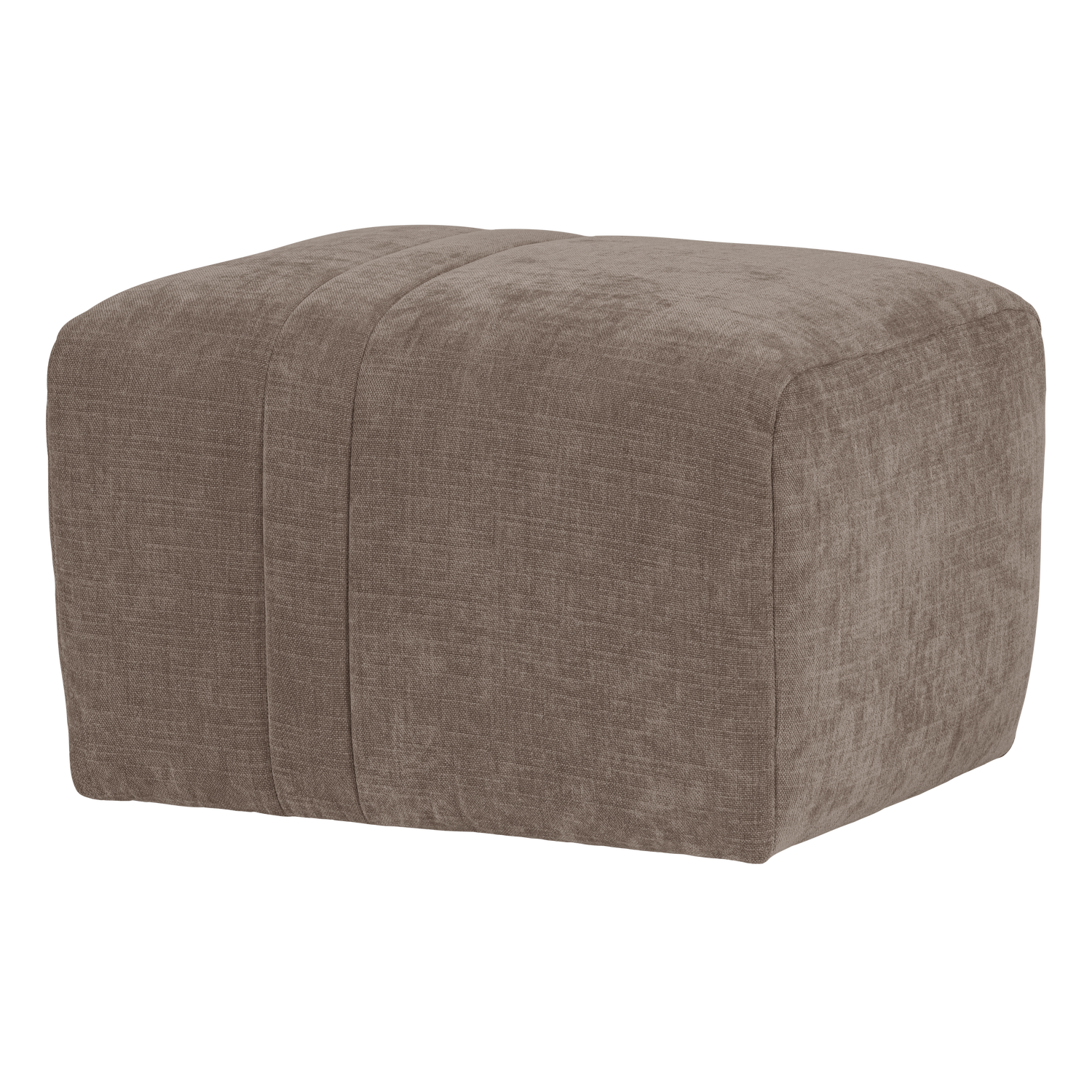 OMAIRE HOCKER CHENILLE TAUPE [fsc]