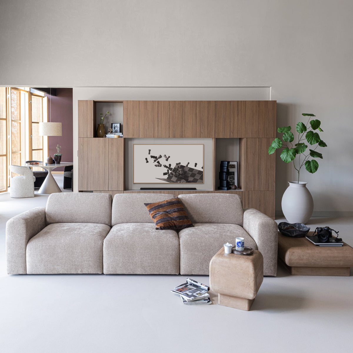 RIMEA BEISTELLTISCH MANGO HOLZ HELLBRAUN [fsc]