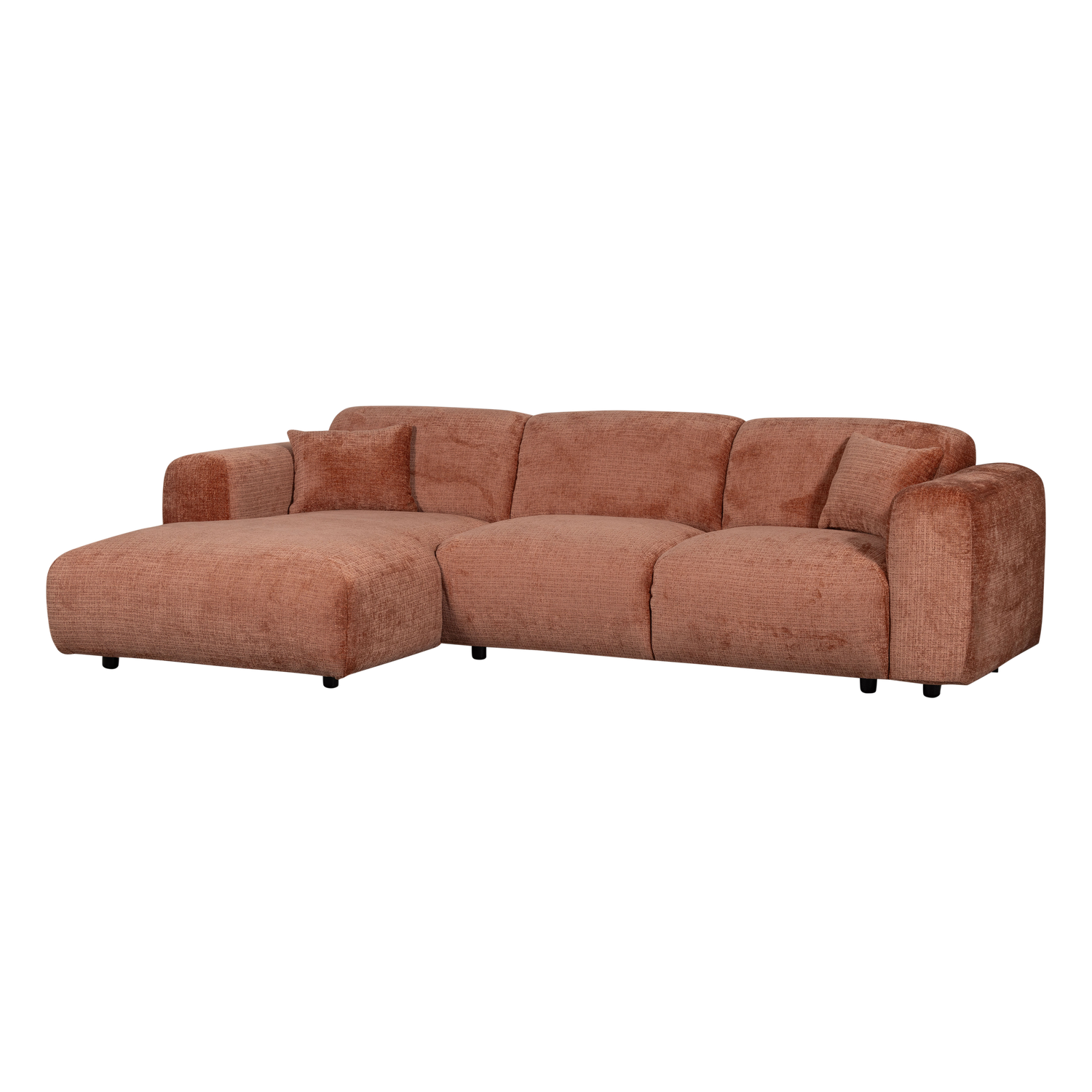 CLOUD CHAISE LONGUE SOFA LINKS CHENILLE TERRA [fsc]